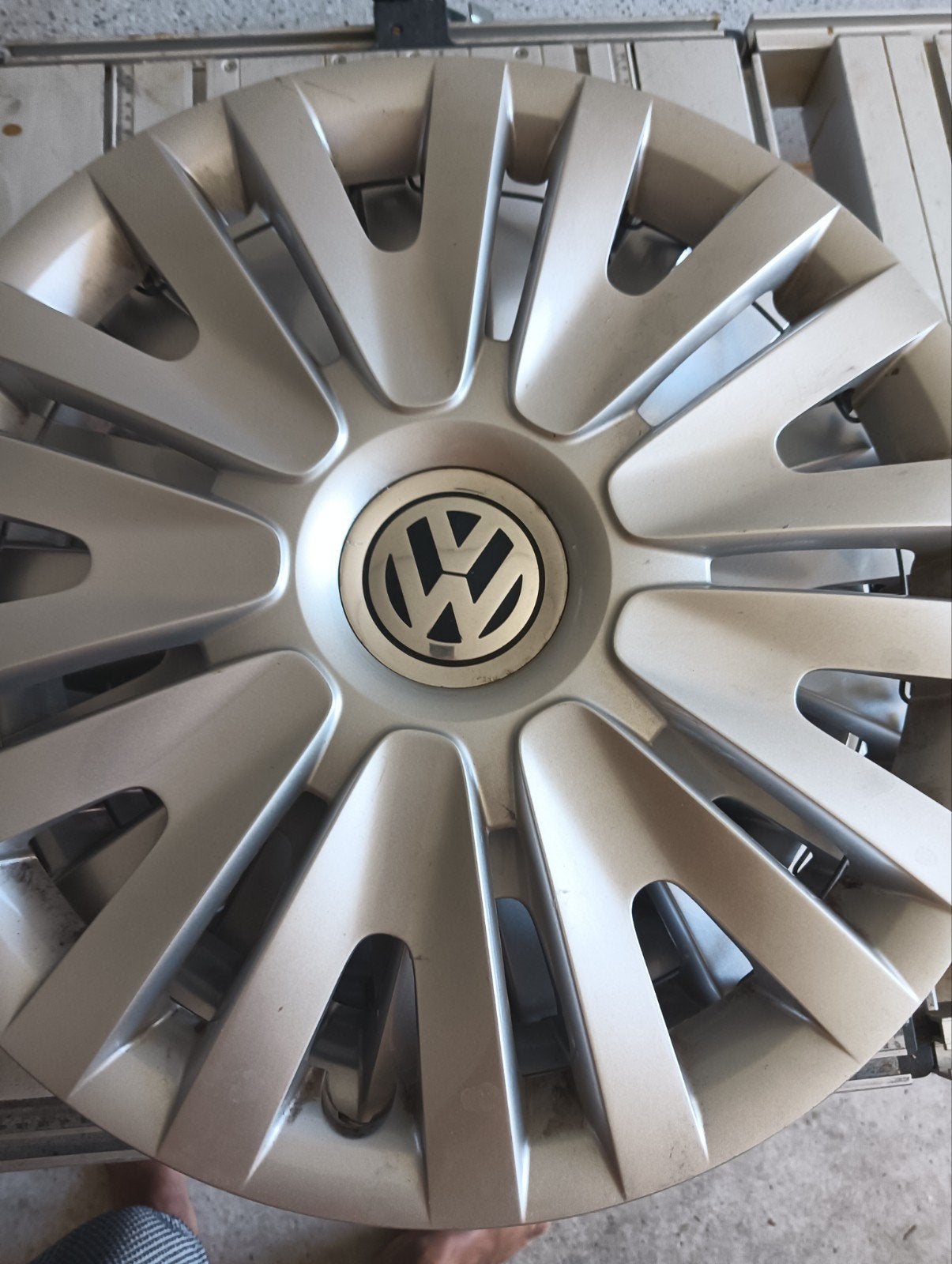 Set van 4 originele VW wieldoppen 16 inch, Ophalen of Verzenden, Gebruikt