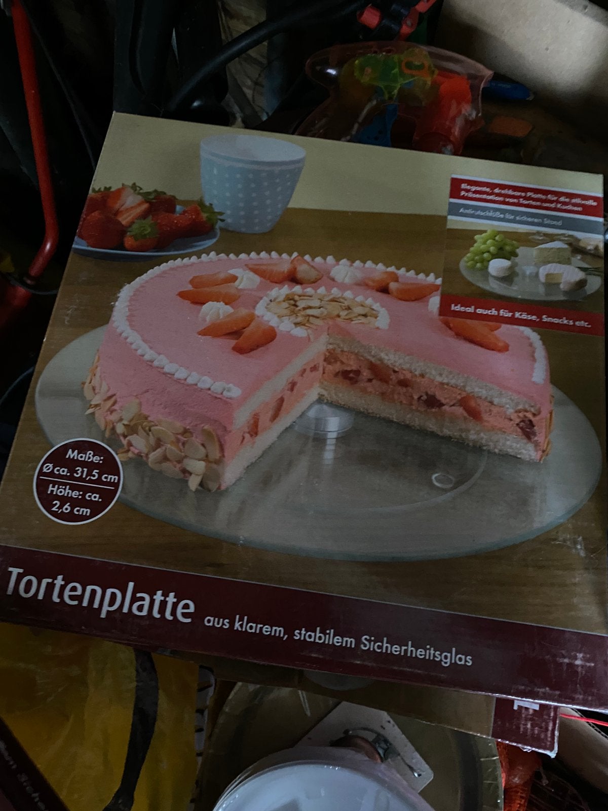 Draaibaar taartplateau (3 stuks), Ophalen, Zo goed als nieuw, Taarten, Bakvorm