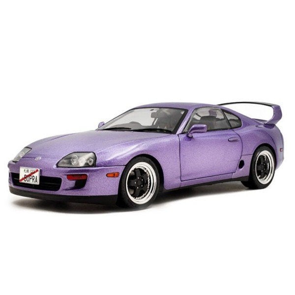 Toyota Supra Mk.4 (A80) 1993 Paars Modelauto 1/18 Solido, Solido, Auto, Solido, Nieuw