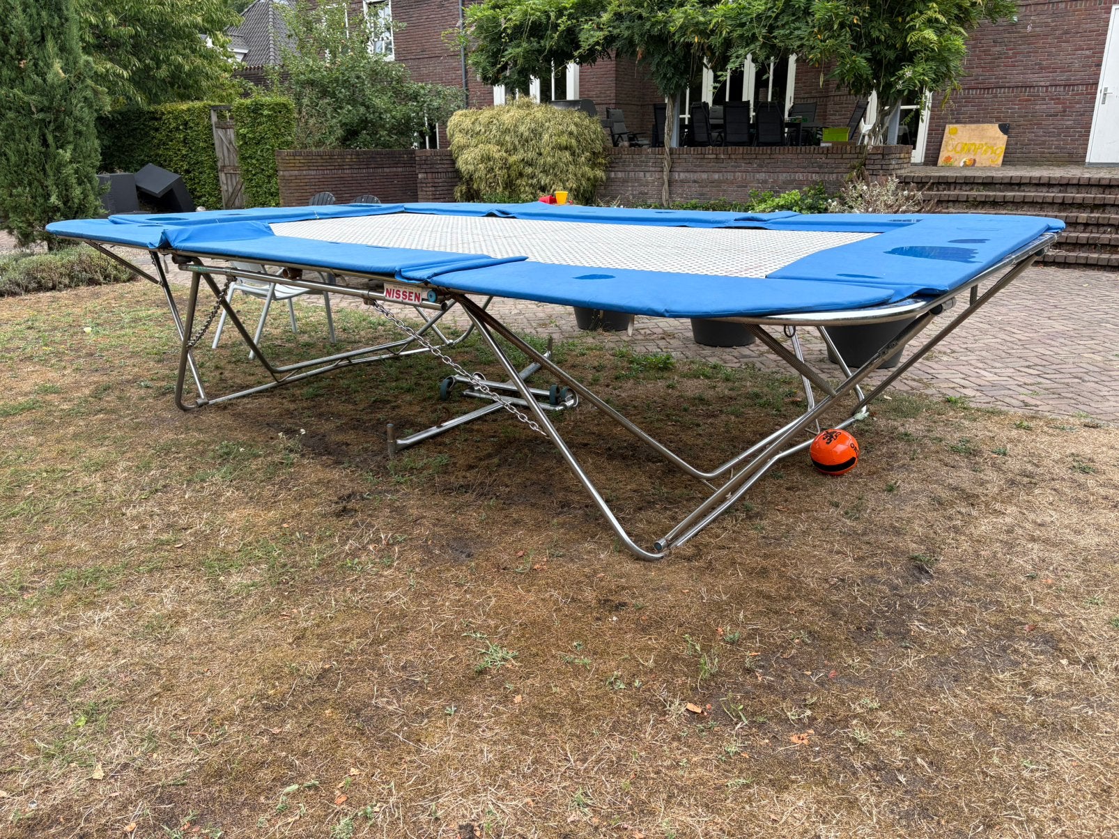 Grote professionele trampoline, Ophalen, Gebruikt