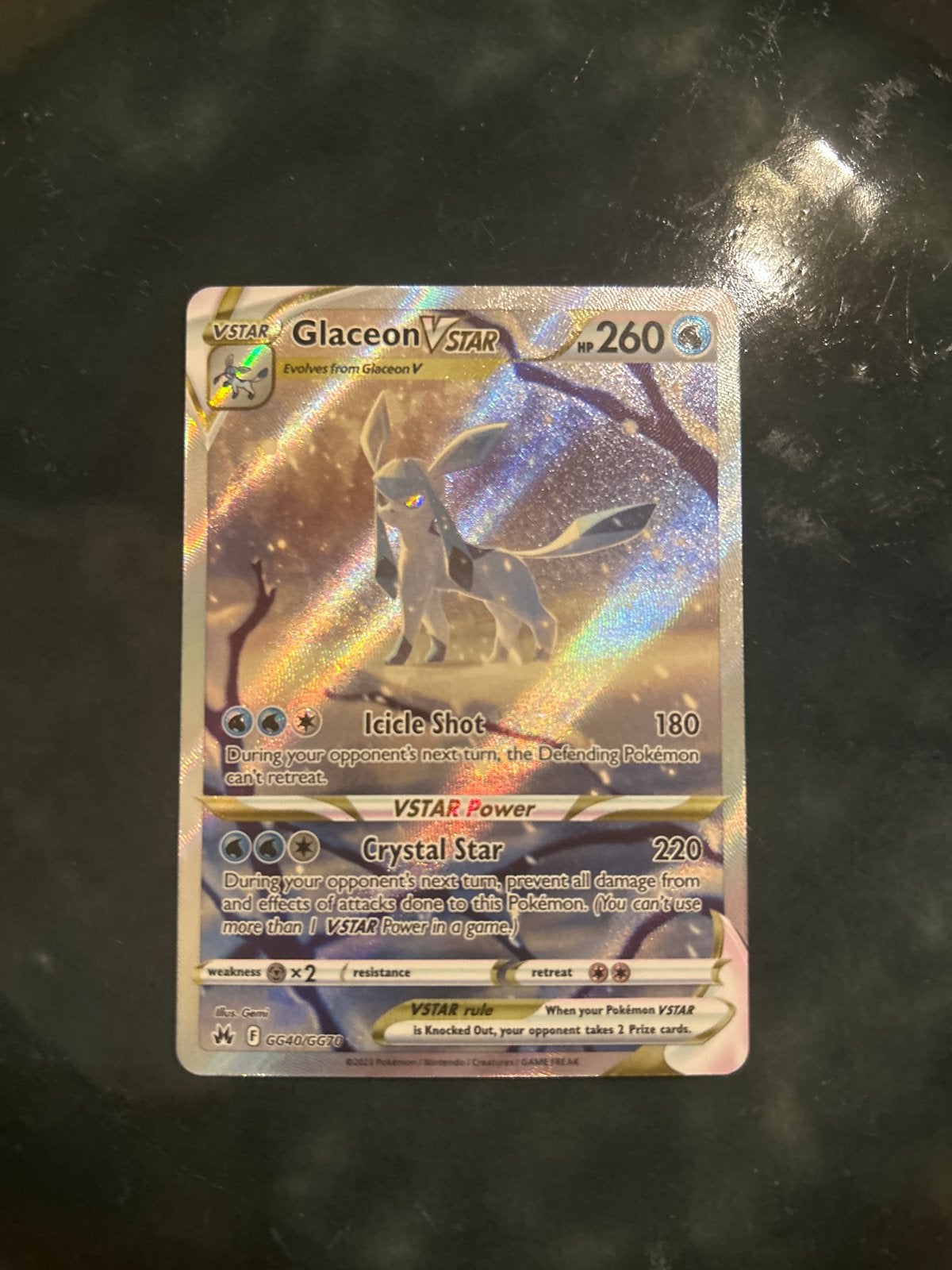 Glaceon VSTAR Pokémon kaart - Zo goed als nieuw, Hobby en Vrije tijd, Verzamelkaartspellen | Pokémon, Ophalen of Verzenden, Zo goed als nieuw