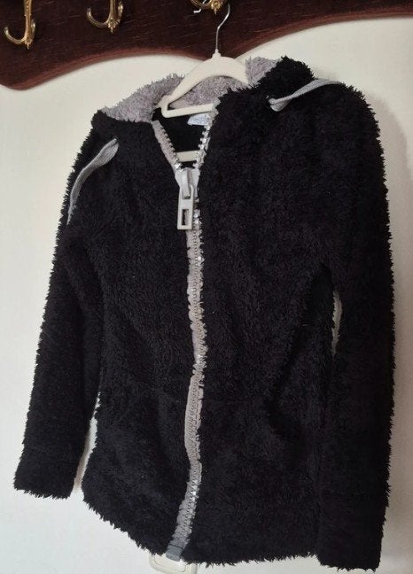 Only teddy hoodie met rits Zwart, Zwart, Ophalen of Verzenden, True Spirit, Maat 36 (S)