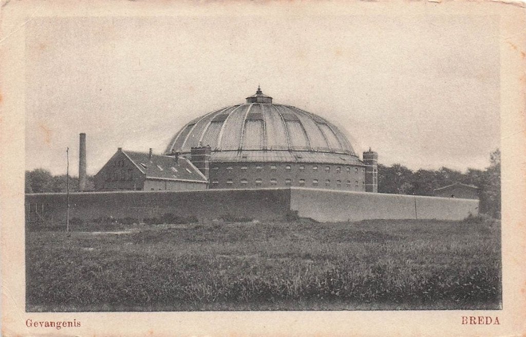 703-222-029 Breda Gevangenis, Verzenden, Voor 1920, Noord-Brabant