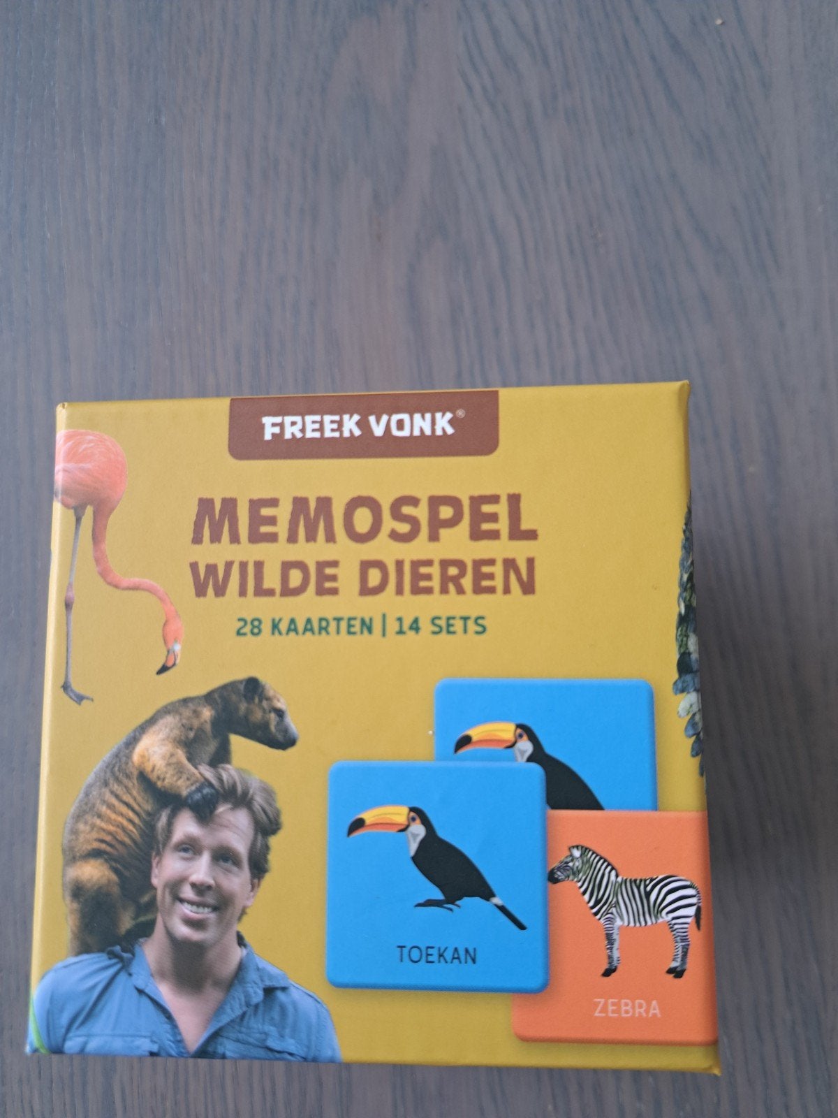Freek Vonk Memospel Wilde Dieren - Nieuwstaat, Een of twee spelers, Ophalen, Zo goed als nieuw, Game On! / Studio Freek
