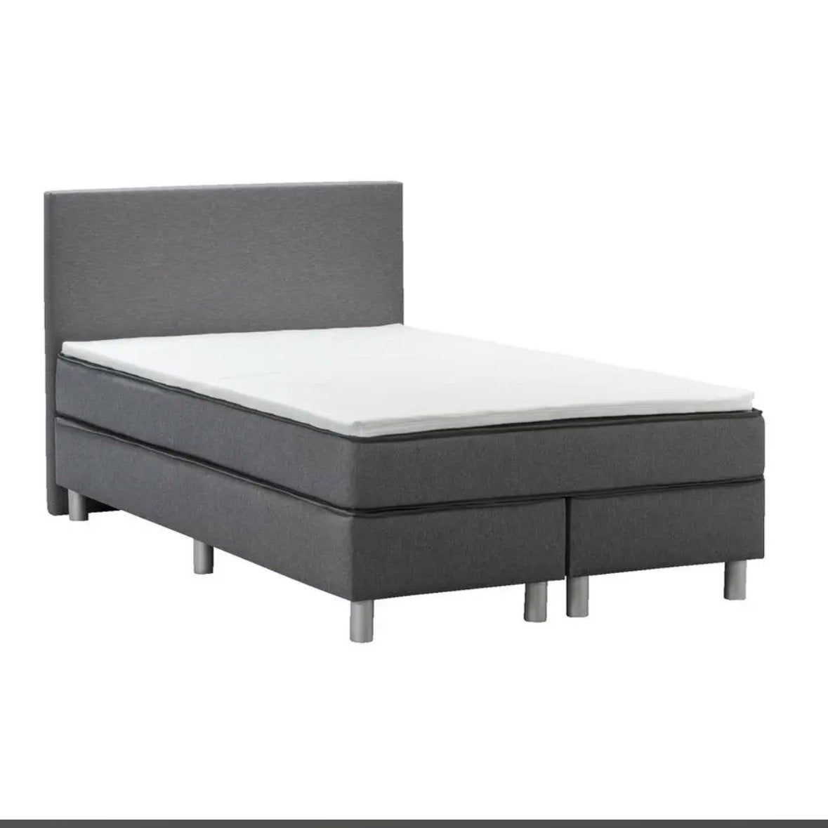 Boxcombinatie Alta 5-delig – donkergrijs – 140x200cm, Huis en Inrichting, Slaapkamer | Bedden, Ophalen, 140 cm, Zo goed als nieuw