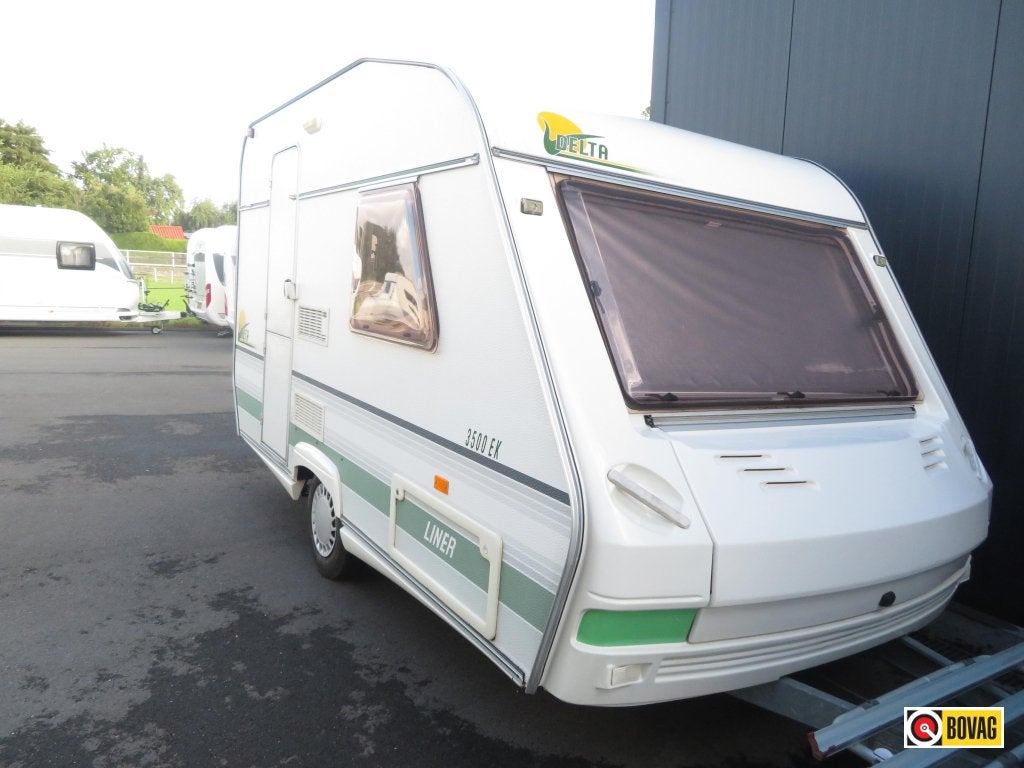 Delta Liner 3500 EK, Caravans en Kamperen, Caravans, Standaardzit, Tot en met 2, 500 - 750 kg, Delta