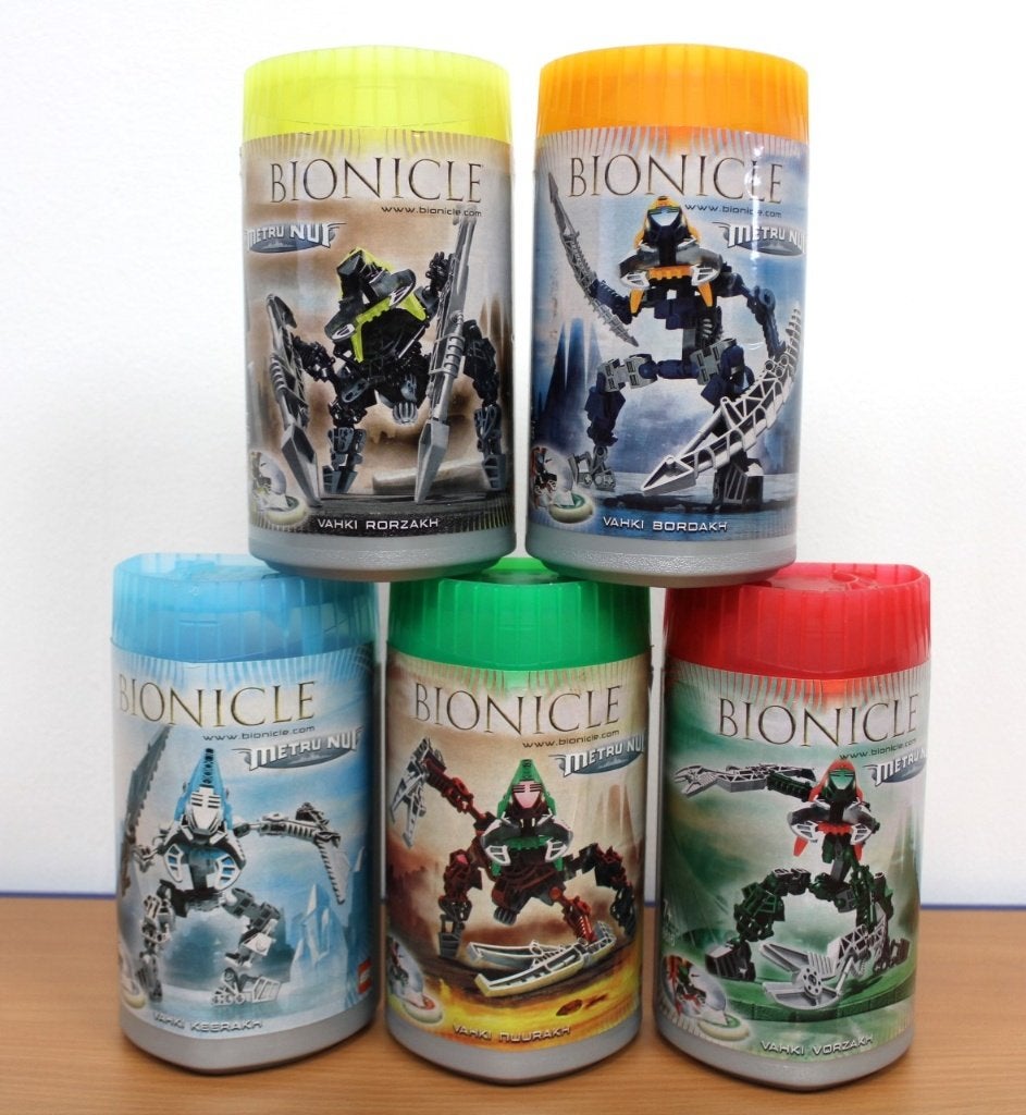 LEGO Bionicle Vahki Set 5 Pack 8614 8615 8616 8618 8619, Bionicle, Lego, Nieuw, Ophalen of Verzenden