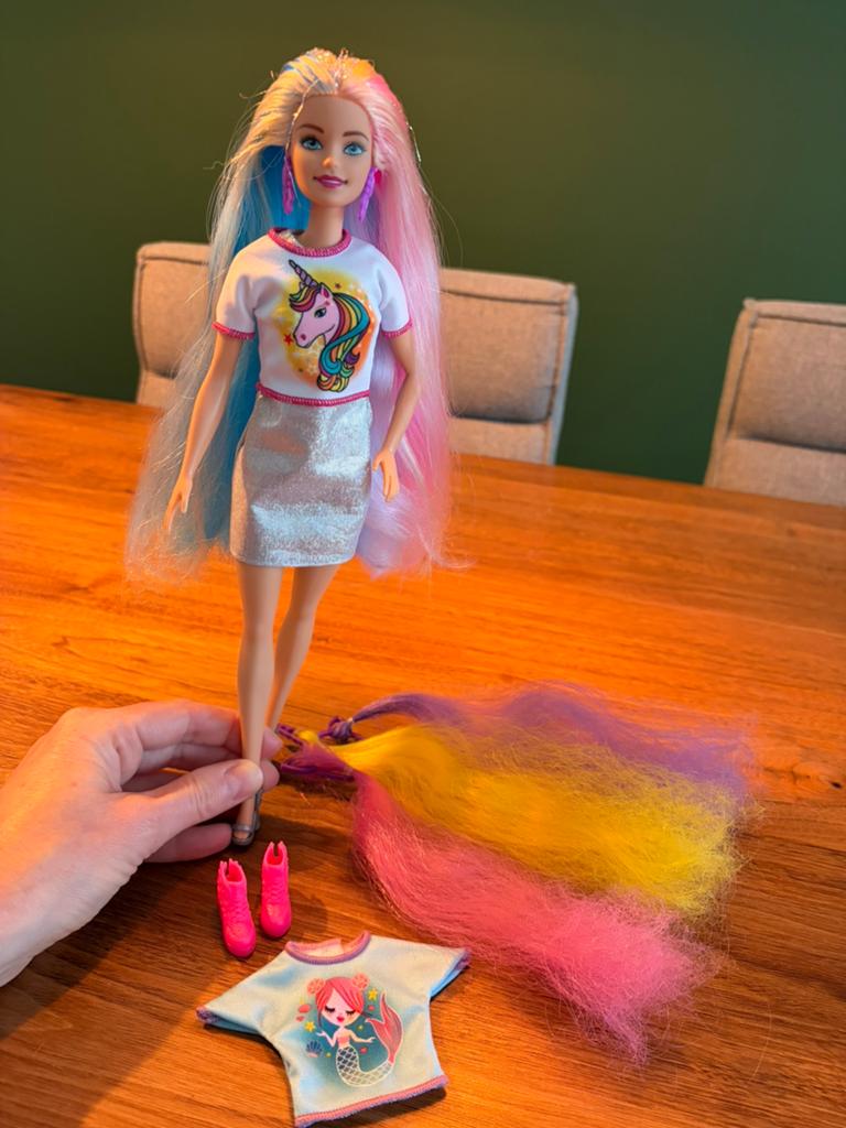 Barbie fantasy unicorn mermaid, Ophalen, Zo goed als nieuw, Barbie