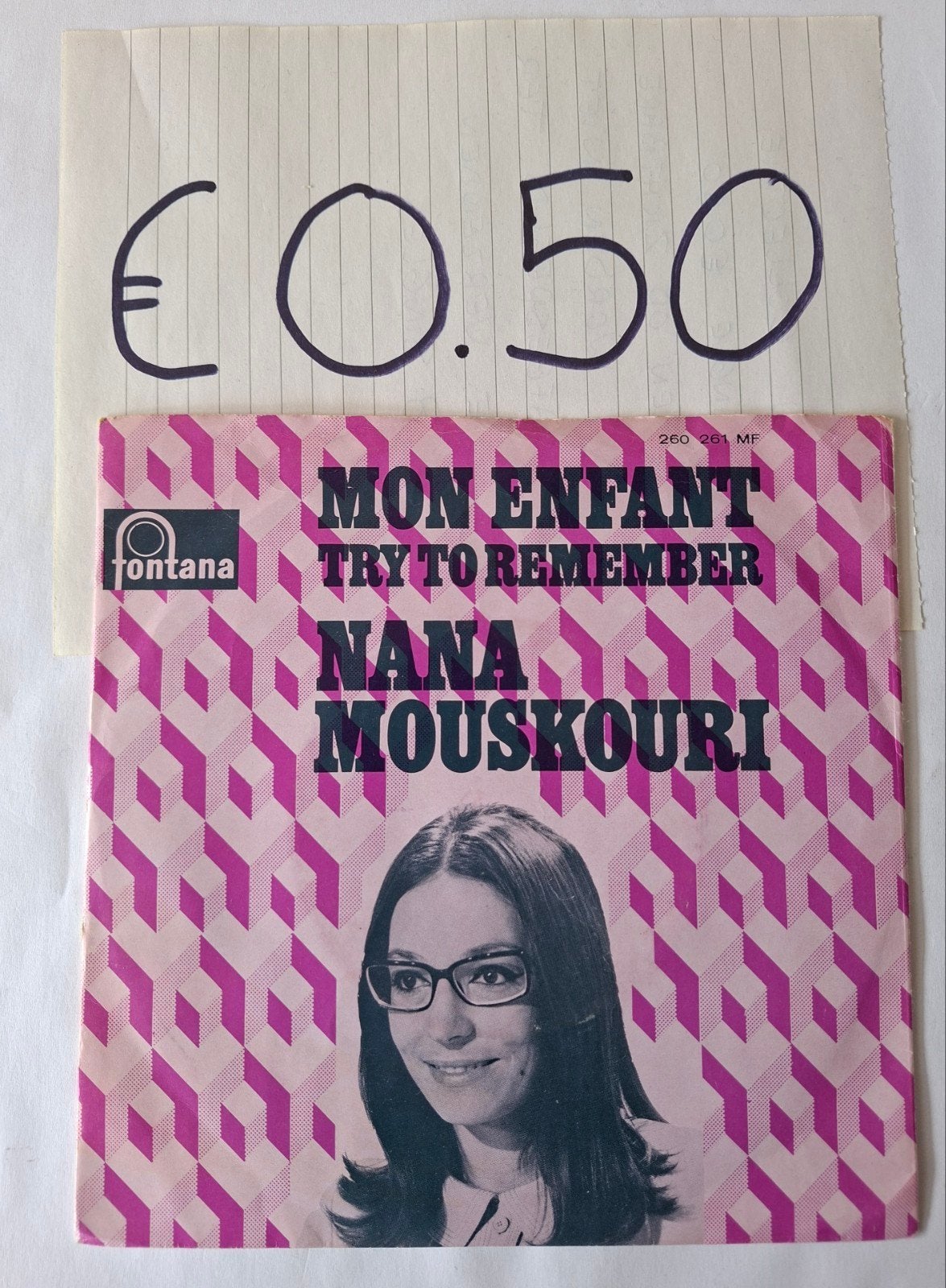 Nana Mouskouri, Ophalen of Verzenden, Gebruikt, 7 inch, Pop
