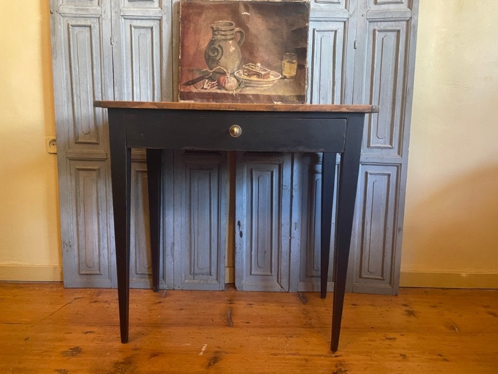 Tafeltje Bijzettafel met la Frans, Antiek en Kunst, Ophalen of Verzenden