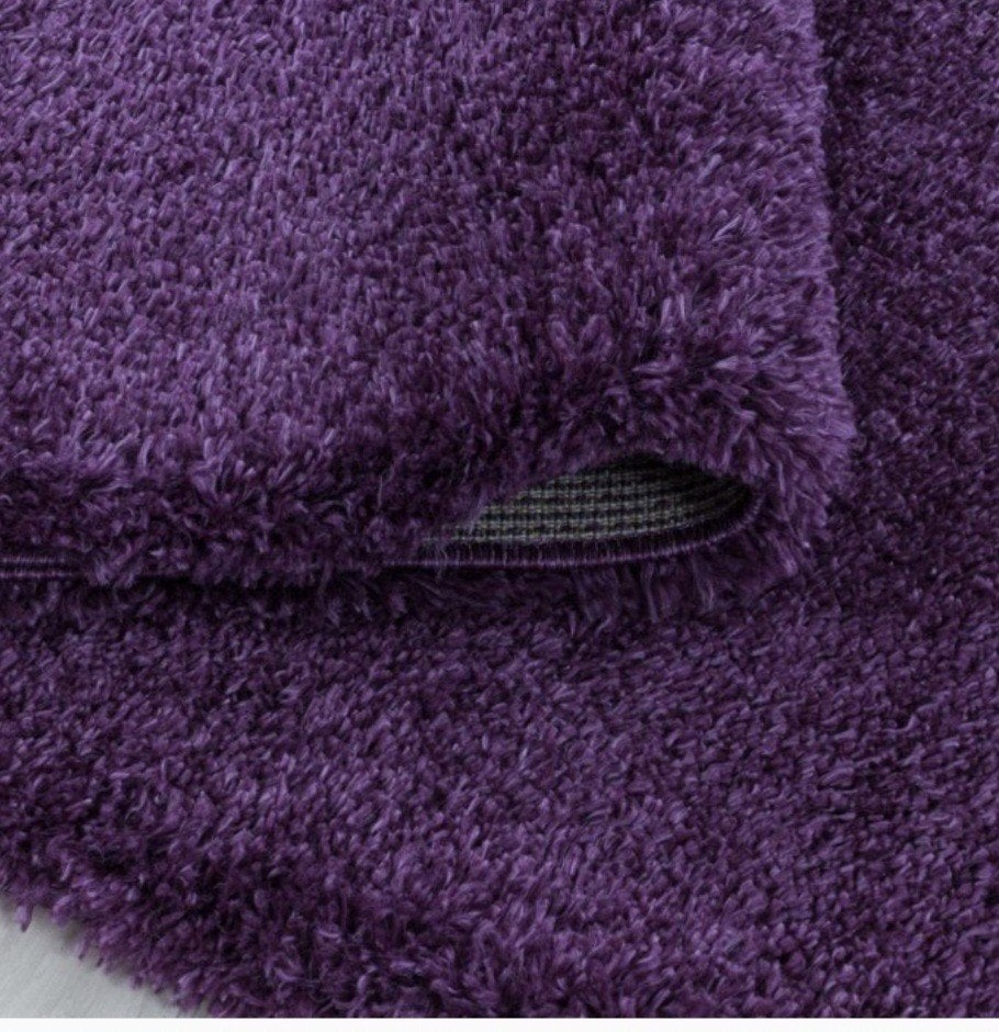 Vloerkleed Fluffy lila 80x250 super zacht hoogpoolig nieuw!, Ophalen, 50 tot 100 cm, Super zacht comfortabel kwaliteit warm gezellig