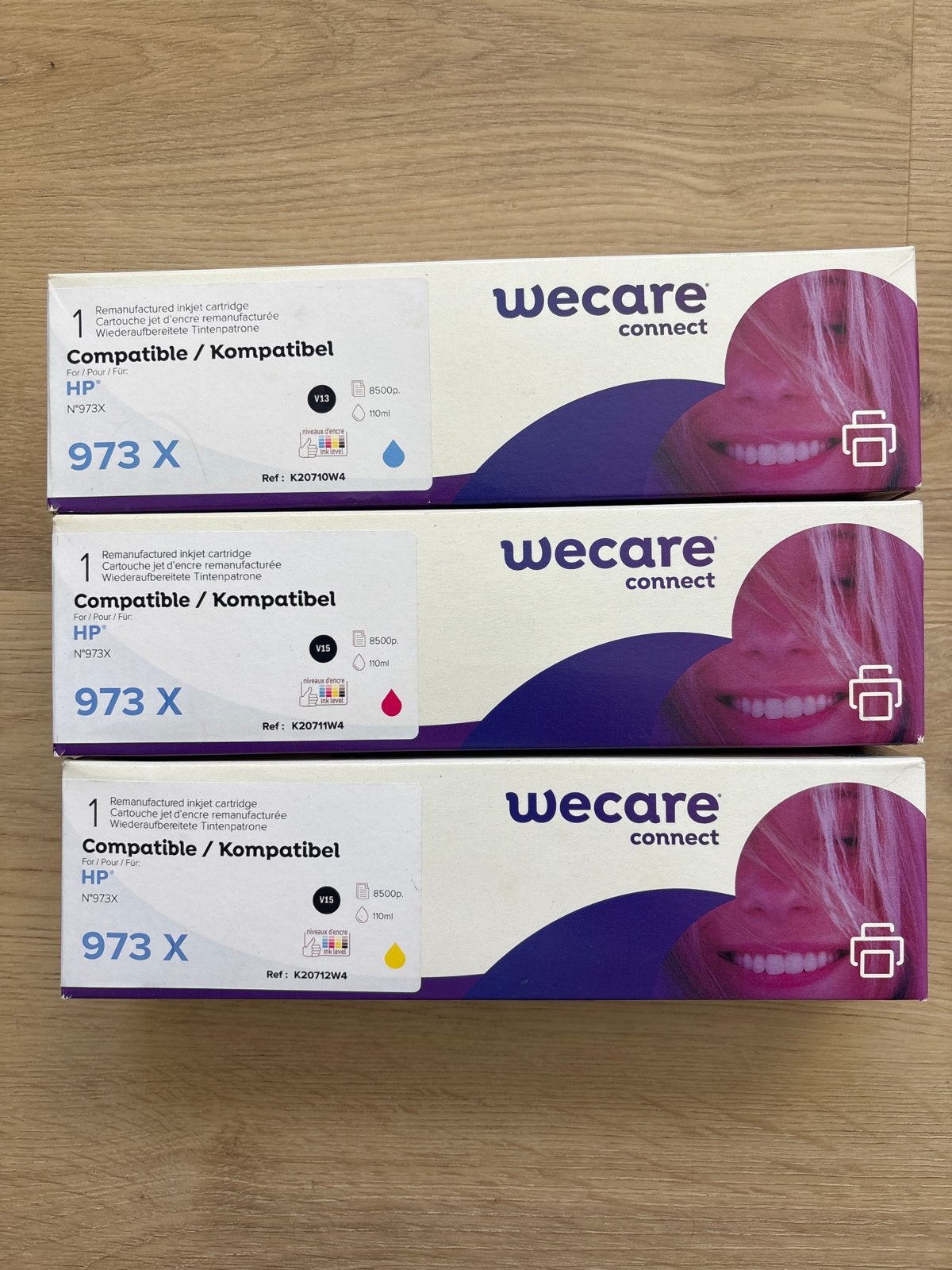 Wecare Connect HP 973X Inktcartridges (3 stuks), Computers en Software, Printerbenodigdheden, Ophalen, Nieuw, Cartridge