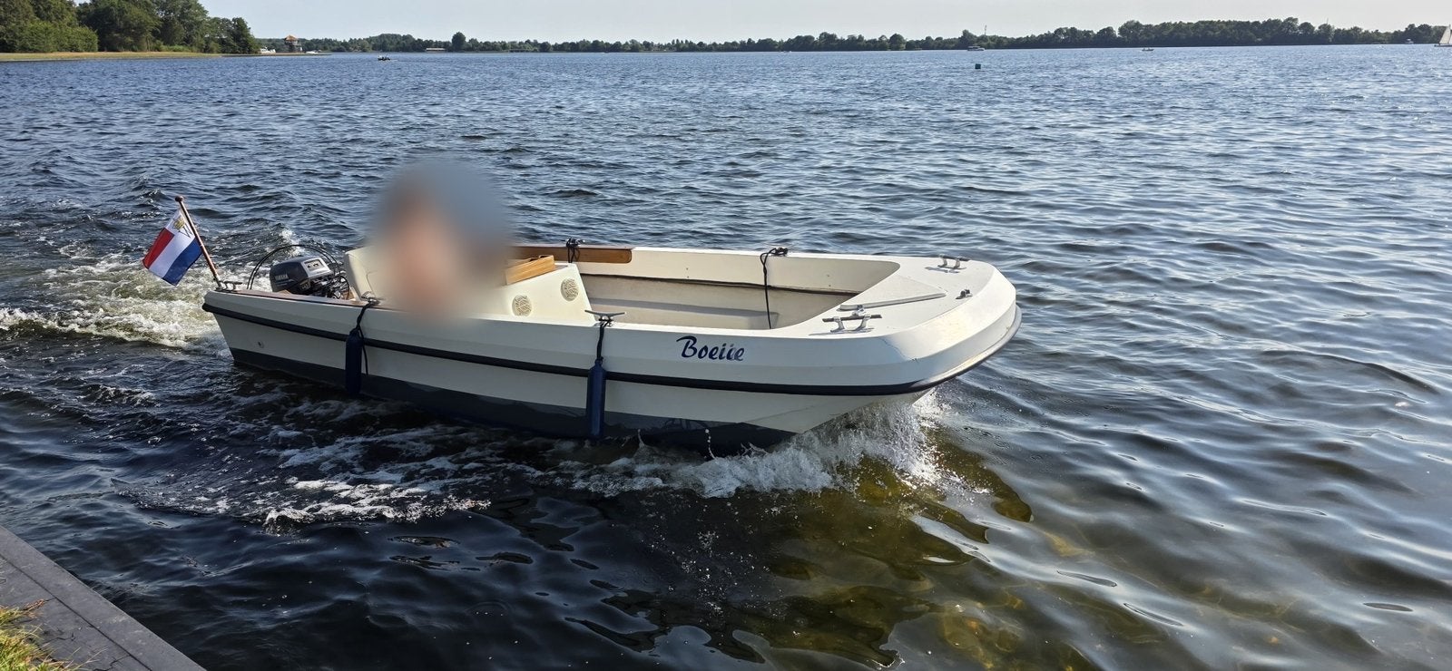 Mooie open sloep “Boeie” —5.00 x 1.80 m —Yamaha 9.9pk 4 takt, Watersport en Boten, Consoleboot, Gebruikt, 5 m, Ophalen of Verzenden