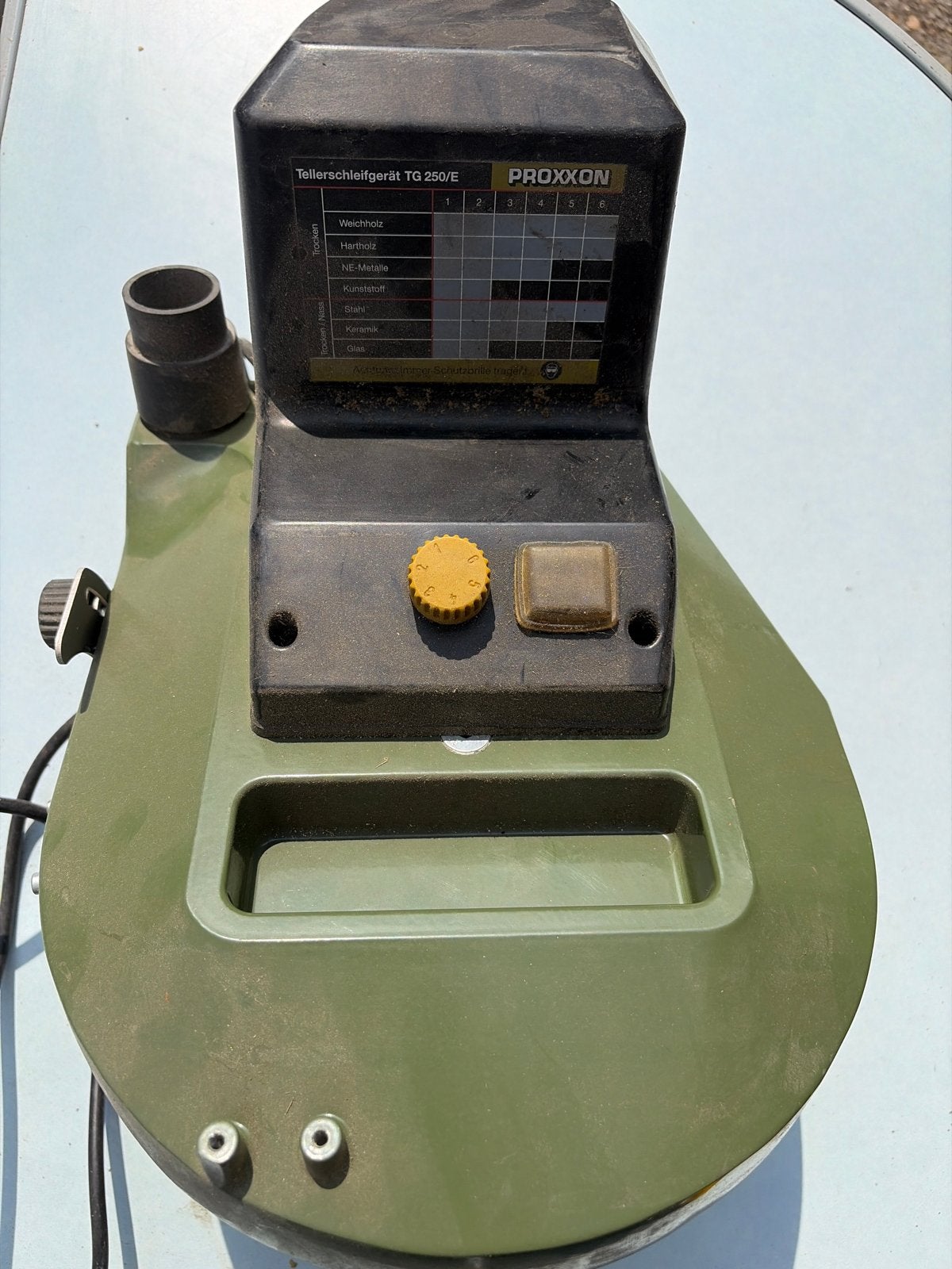 Proxxon TG 250/E Tellerschuurmachine - Gebruikt, Ophalen, Gebruikt, Minder dan 600 watt, Overige typen
