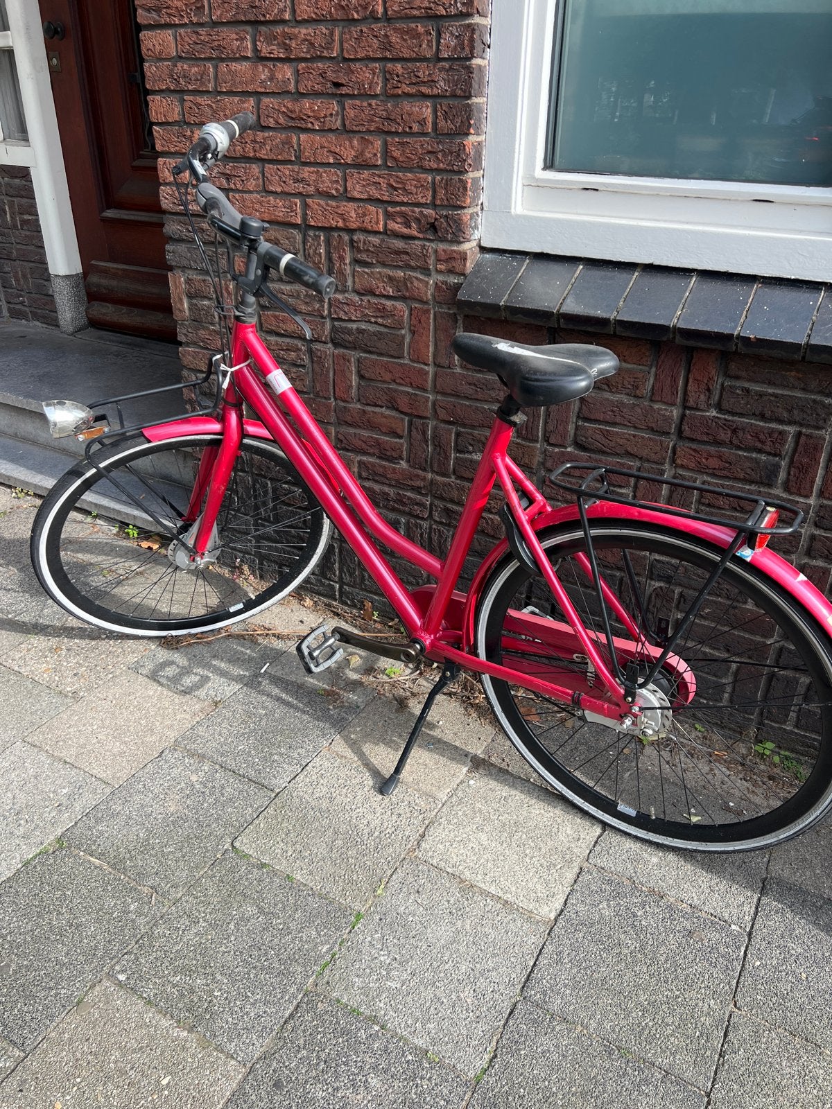 Cortina damesfiets met versnellingen en bagagedrager, Velgrem, Versnellingen, Ophalen, Overige merken