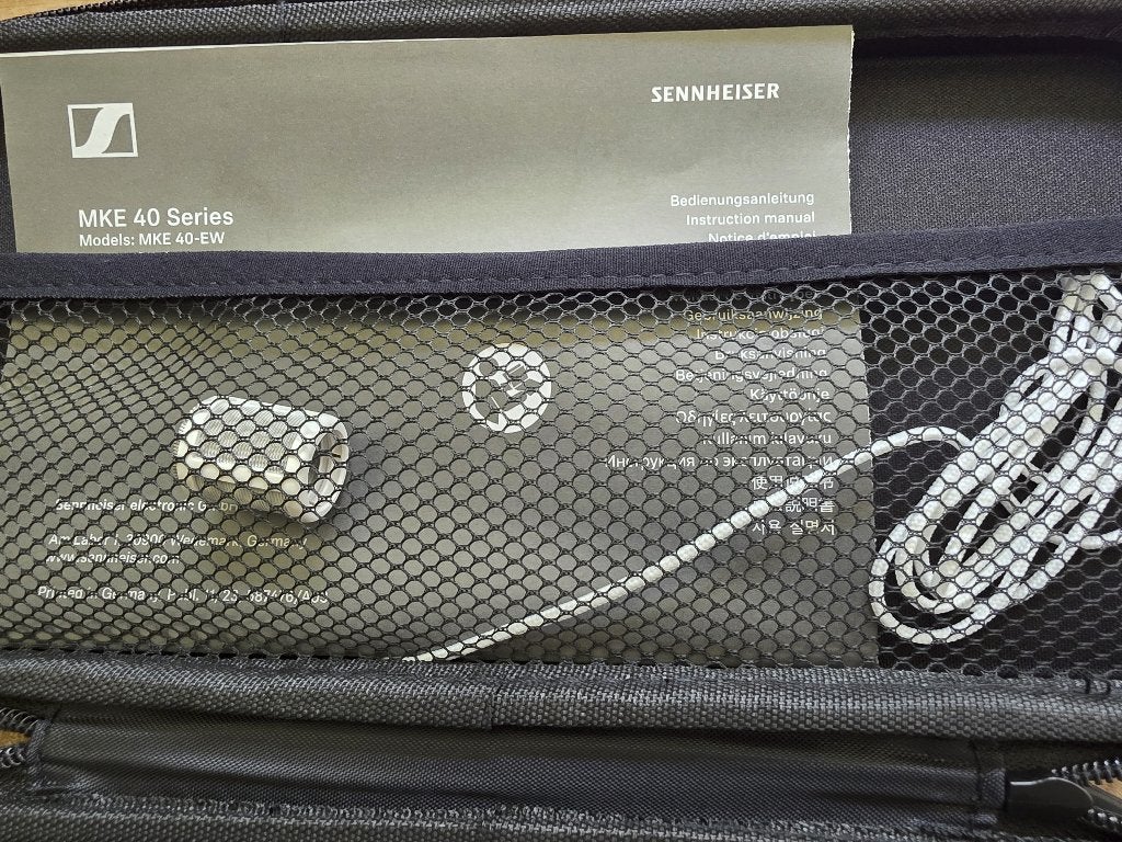 2 x Sennheiser MKE 40-EW Cardioid Microphone, Ophalen of Verzenden, Nieuw
