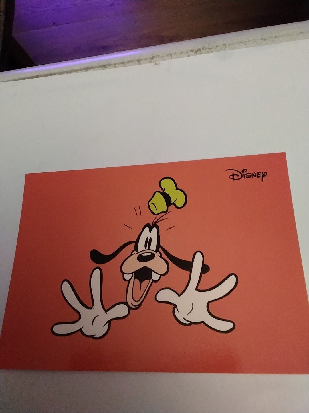 Disney Goofy Ansichtkaart - Nieuwstaat, Ophalen of Verzenden