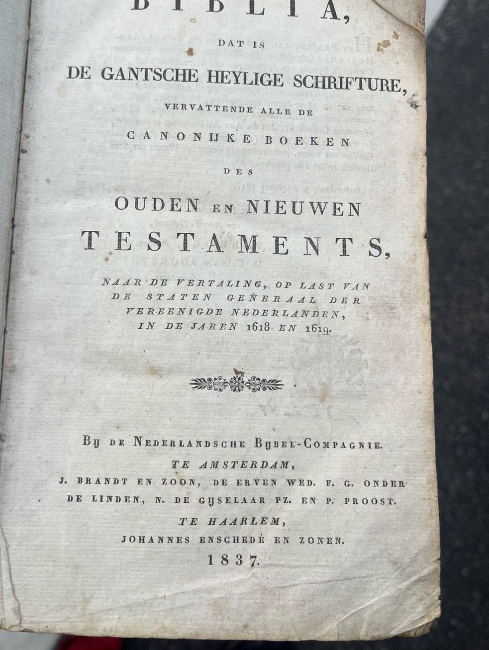 Bijbel 1937 Canonijke Boeken, Ophalen of Verzenden