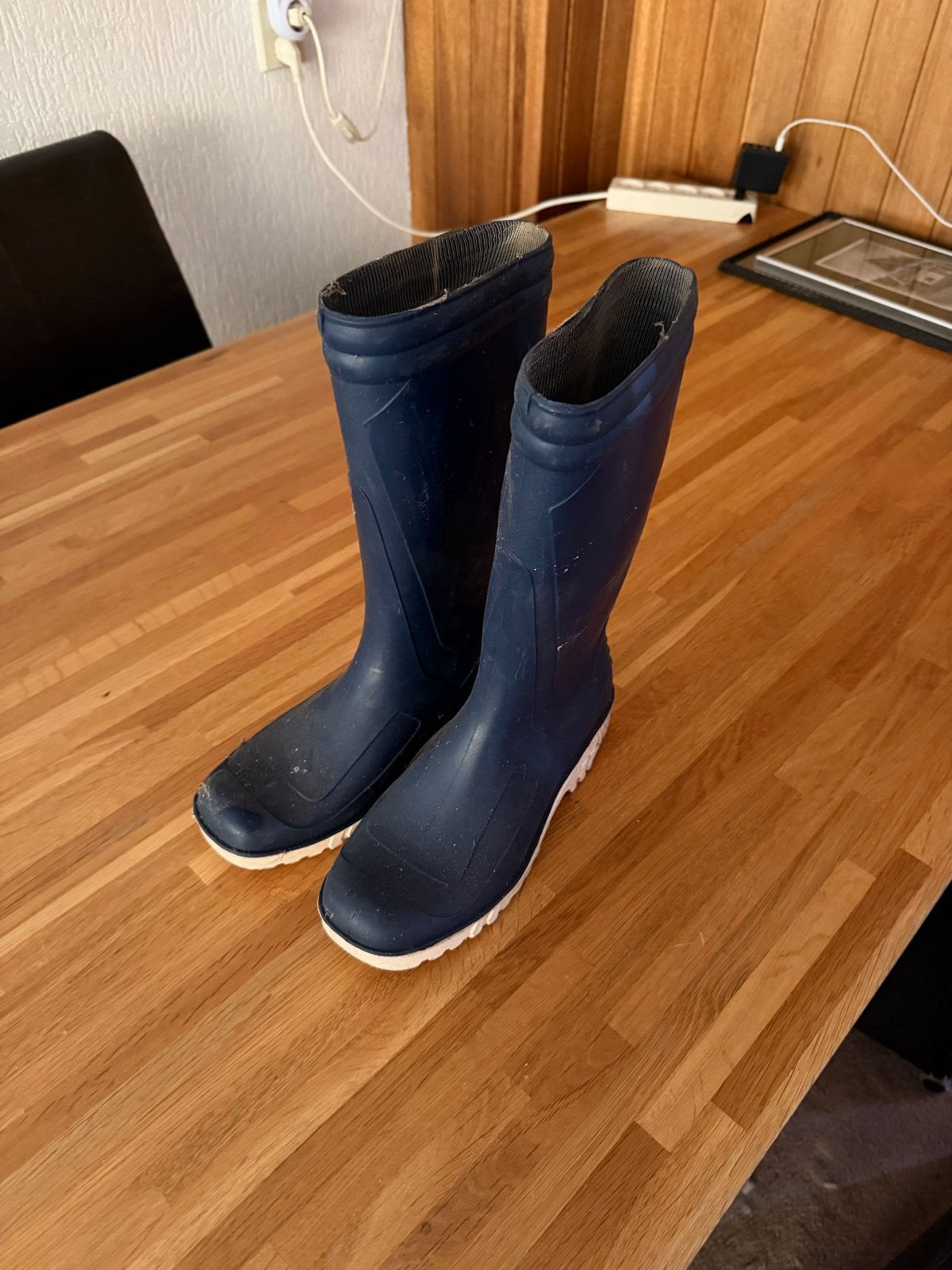 Blauwe rubber laarzen - Maat 38, Ophalen, Gebruikt, Jongen of Meisje