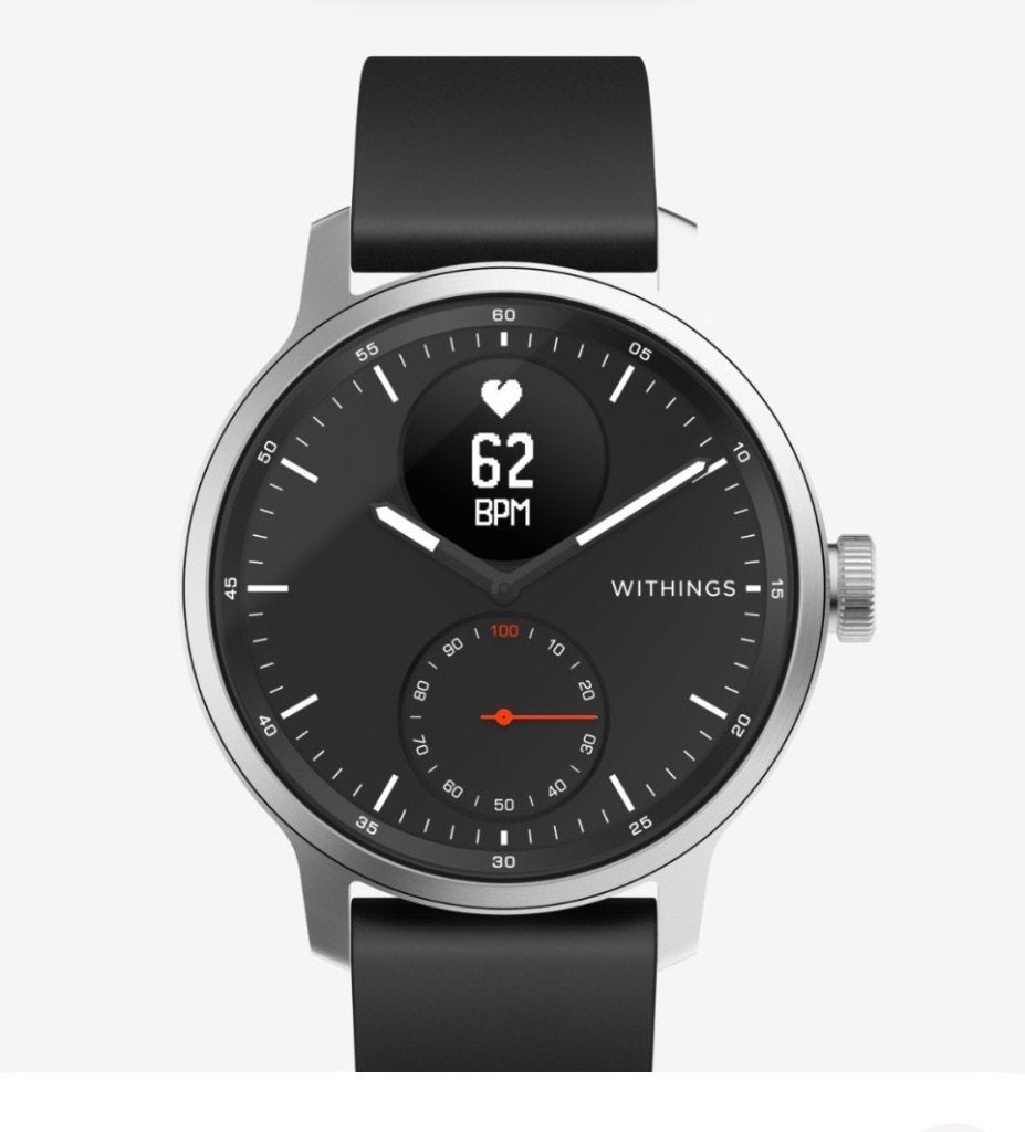 Withings Scanwatch, Verzenden, Withings, Zwart, Stappen