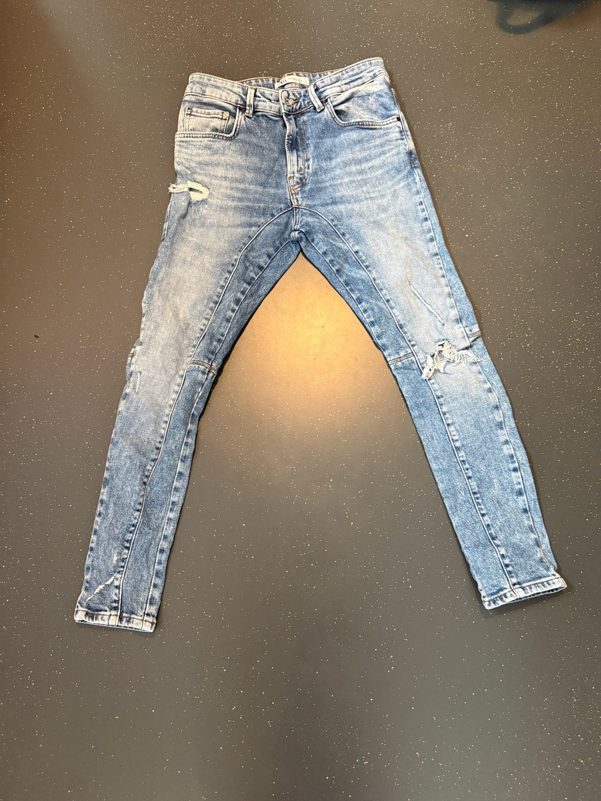 Zara Jeans Maat 40, Ophalen of Verzenden, Gedragen, Blauw, W30 - W32 (confectie 38/40)