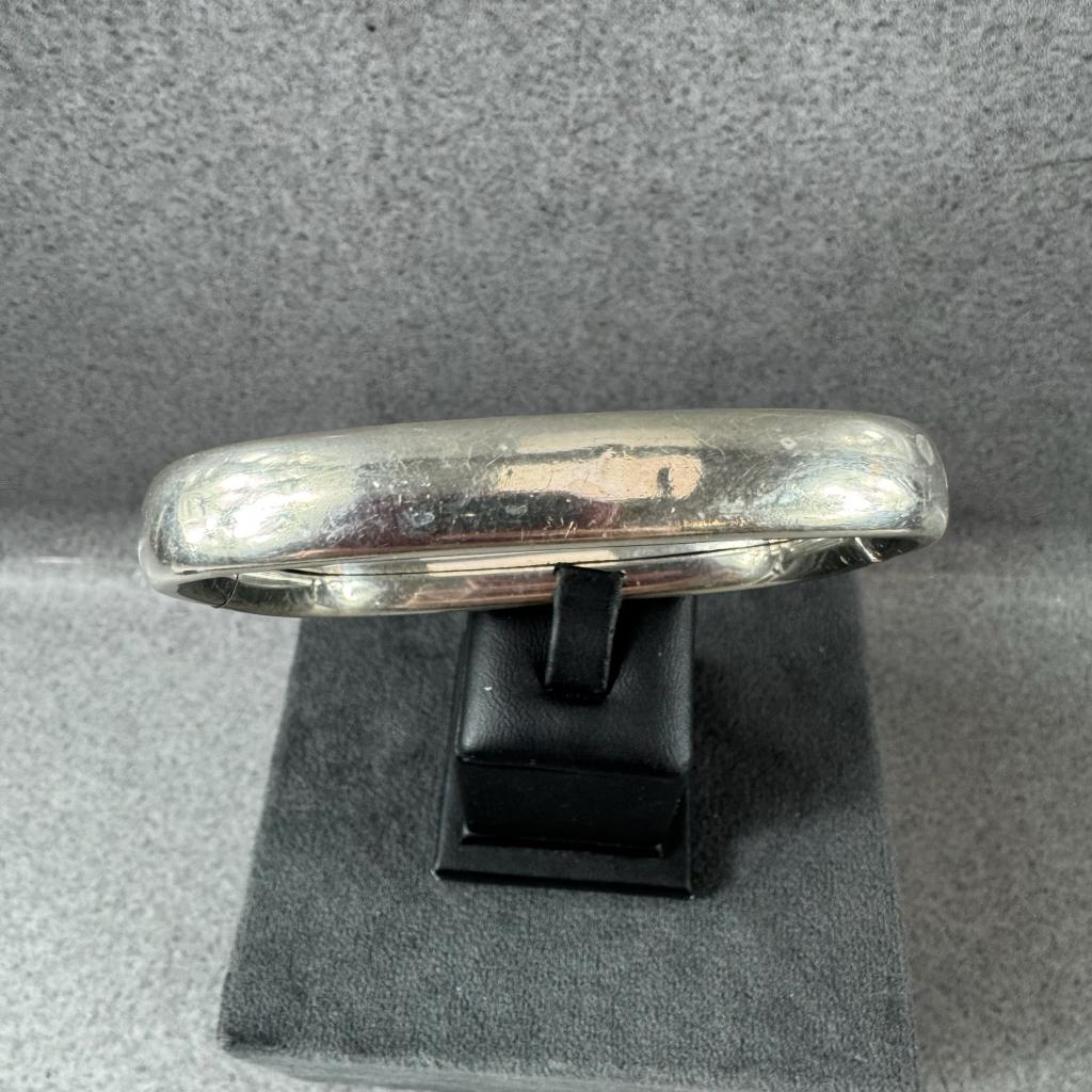 ZIlveren Armband | slavenband | 24,69g | 6cm | 408088, Ophalen of Verzenden, Gebruikt, Zilver, Zilver