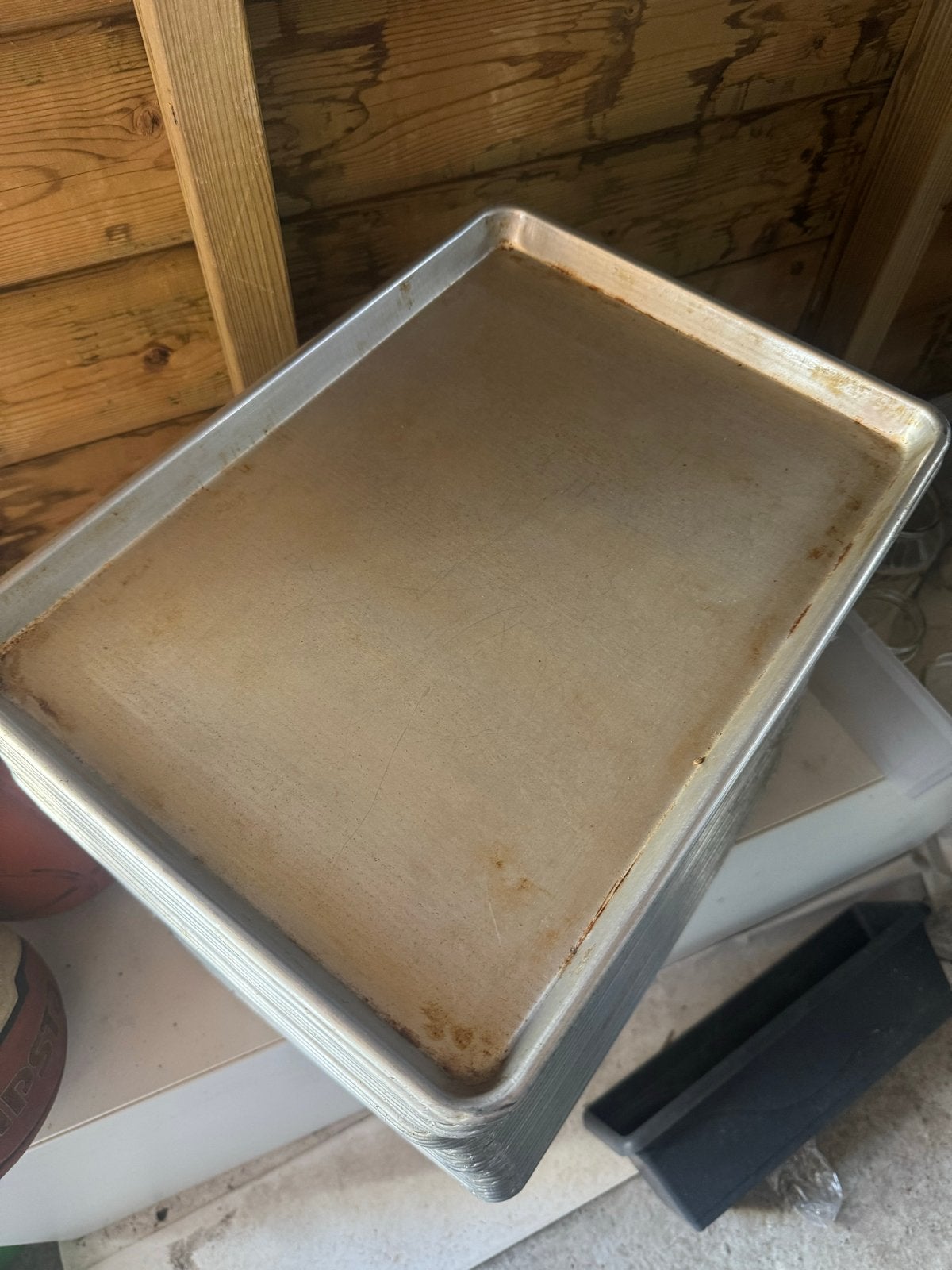 60 professionele aluminium bakplaten Advance Tabco 46x33 cm, Zakelijke goederen, Ophalen, Gebruikt, Bakkerij en Slagerij