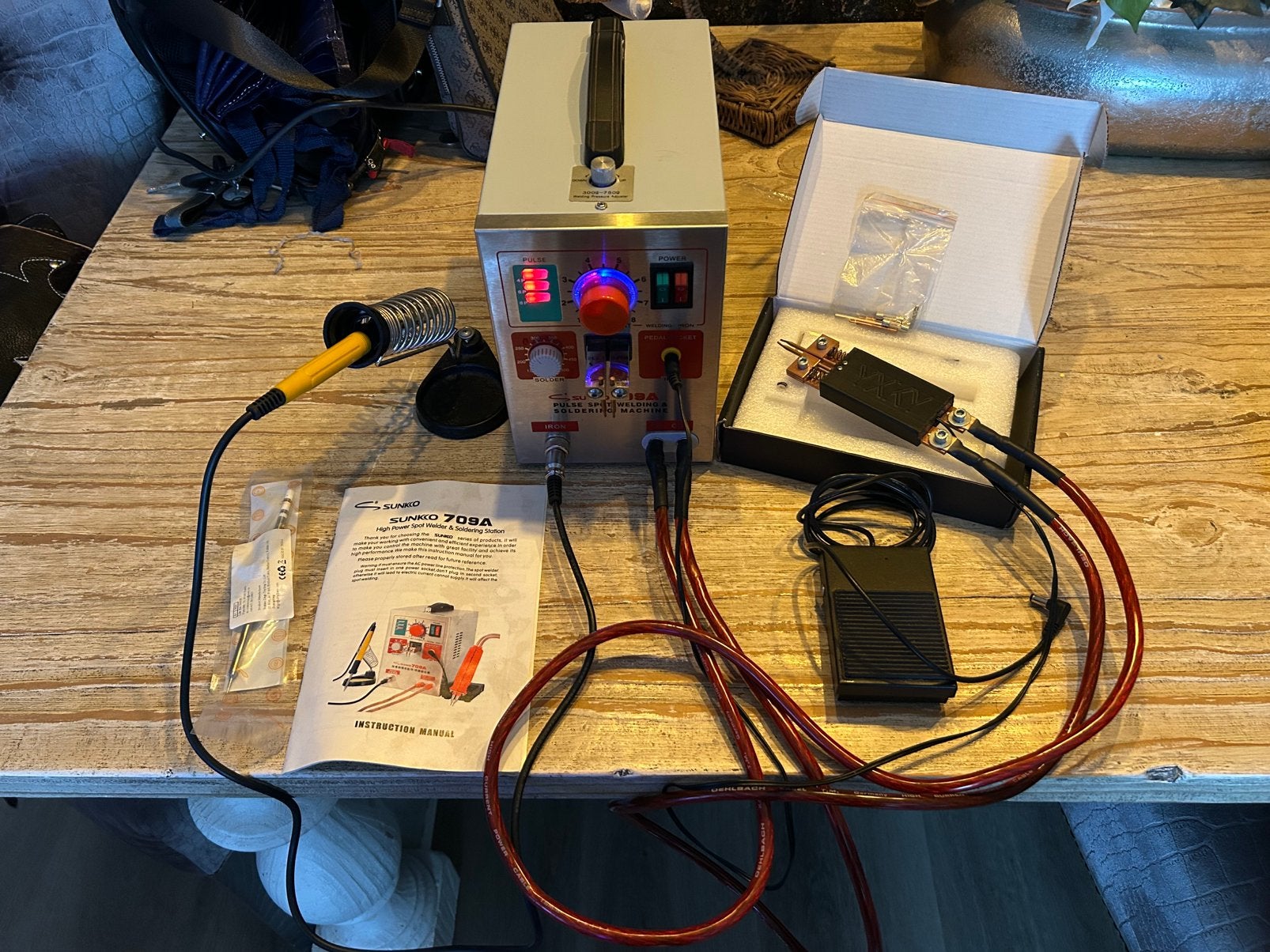spotwelding machine, Ophalen, Zo goed als nieuw, Multimeter