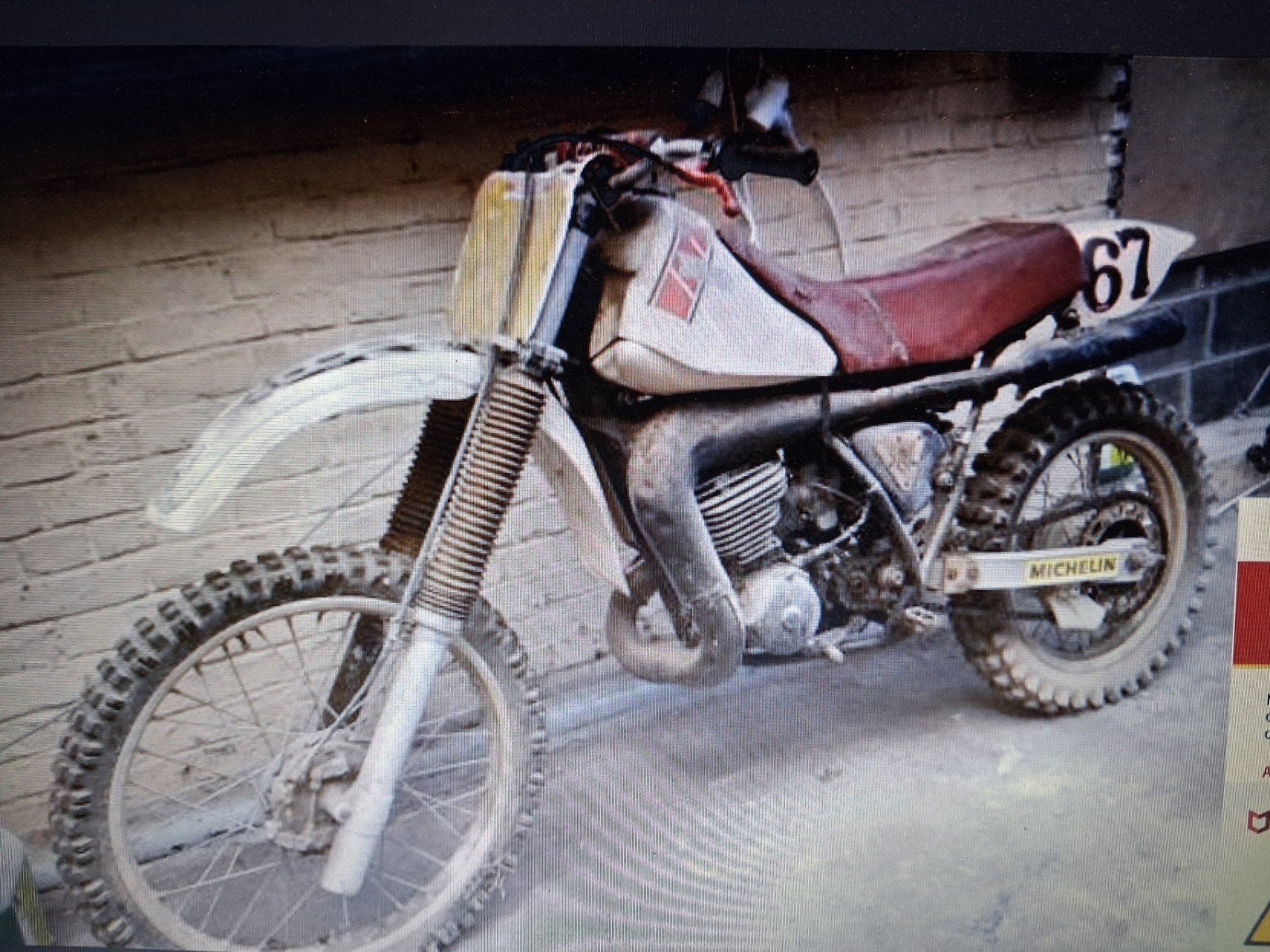 yamaha yz 490 crossmotor twinshock, Motoren, Ophalen