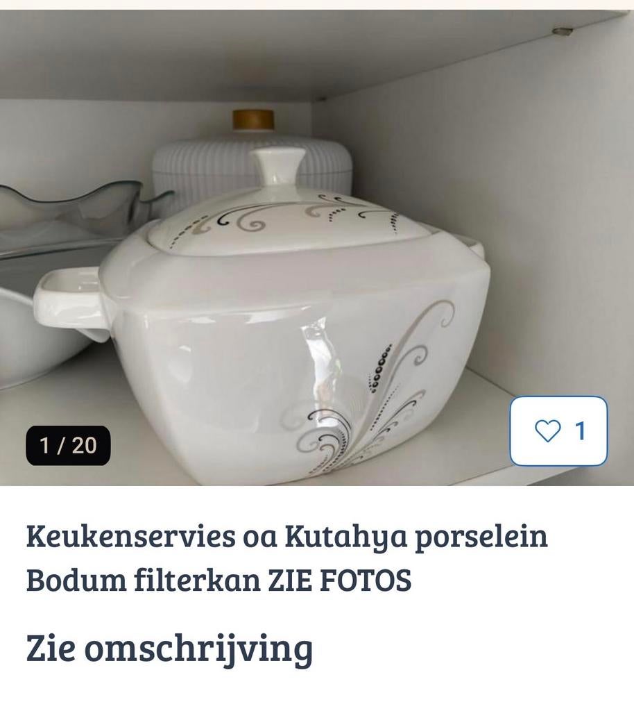 Compleet servies 84 stuks - ZGAN en moet weg!, Ophalen of Verzenden, Zo goed als nieuw, Overige stijlen, Porselein