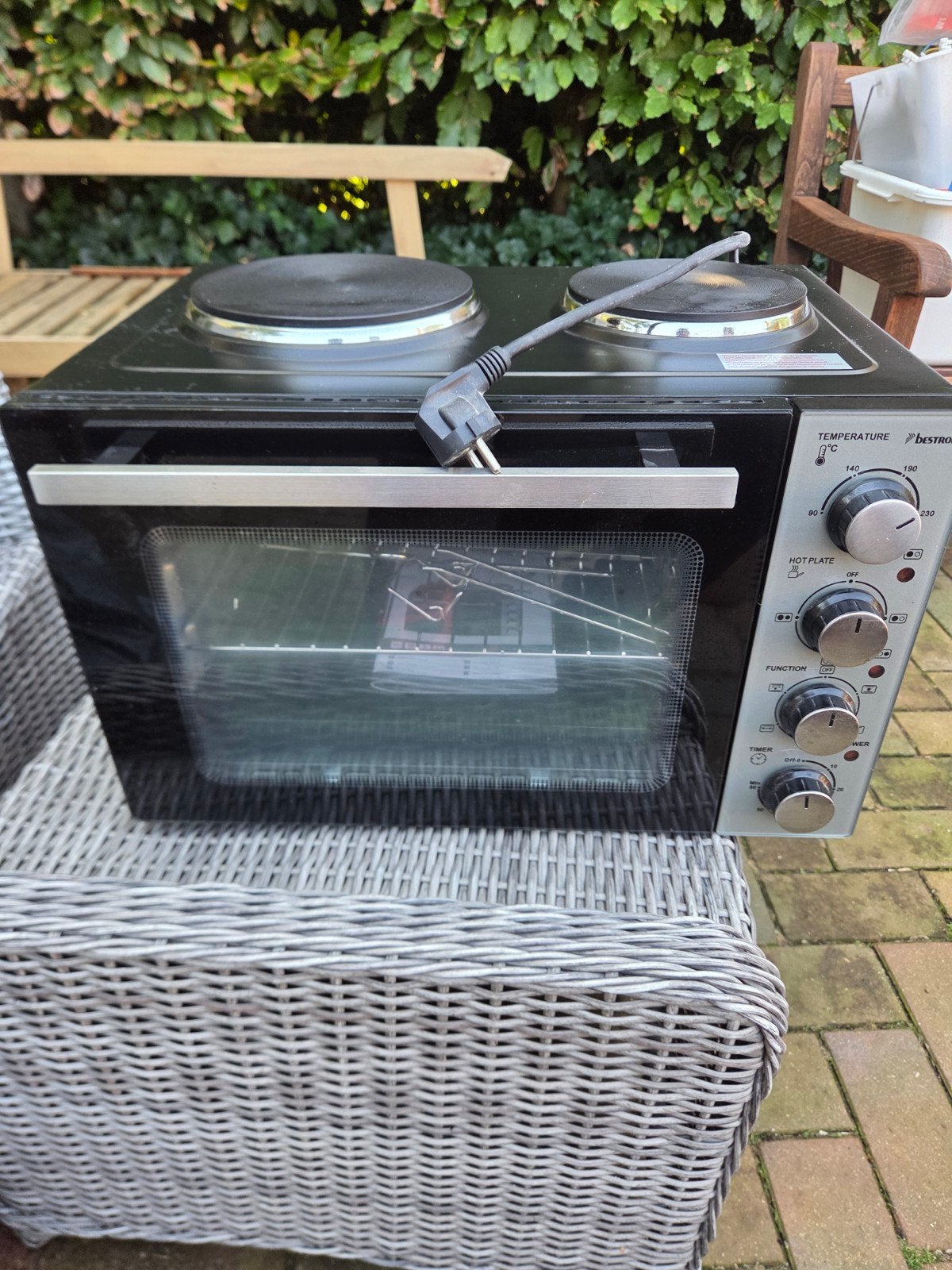 bestron oven/kookplaat elektrische nieuw, Ophalen, Nieuw, Minder dan 45 cm