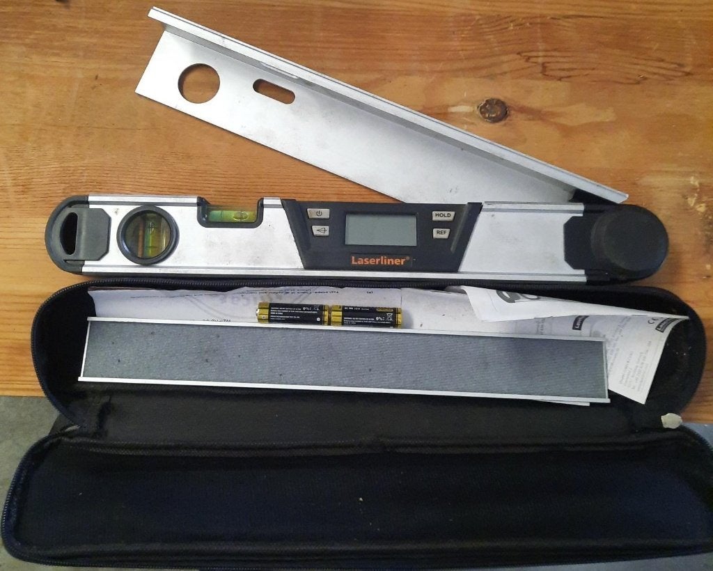 Laserliner ArcoMaster 40 – Digitale Hoekmeter & Waterpas, Ophalen of Verzenden, Zo goed als nieuw, Overige meters