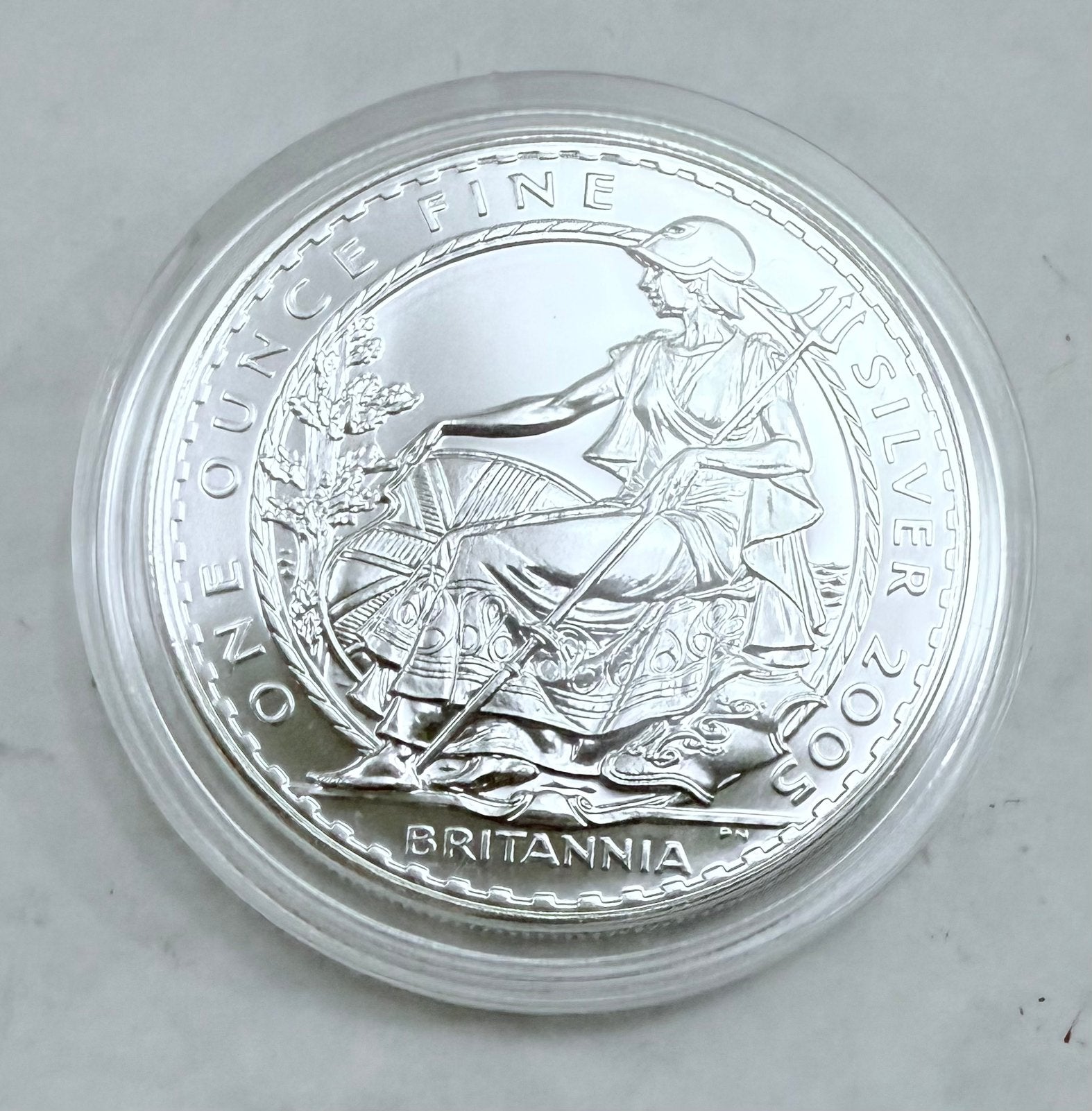 1oz 2005 Brittania - Royal UK Mint / 999 zilver, Ophalen of Verzenden