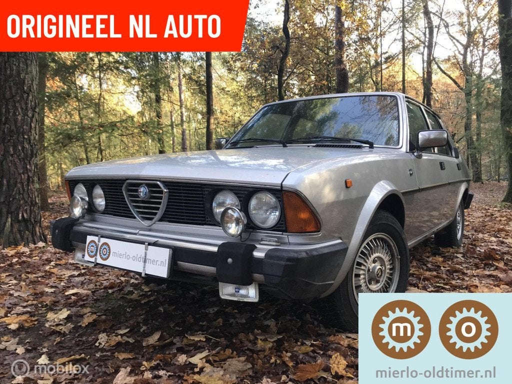 Alfa Romeo 6 2.5 – origineel Nederlands – uit eerste ser, Auto's, Alfa Romeo, Lederen bekleding, Achterwielaandrijving, Gebruikt