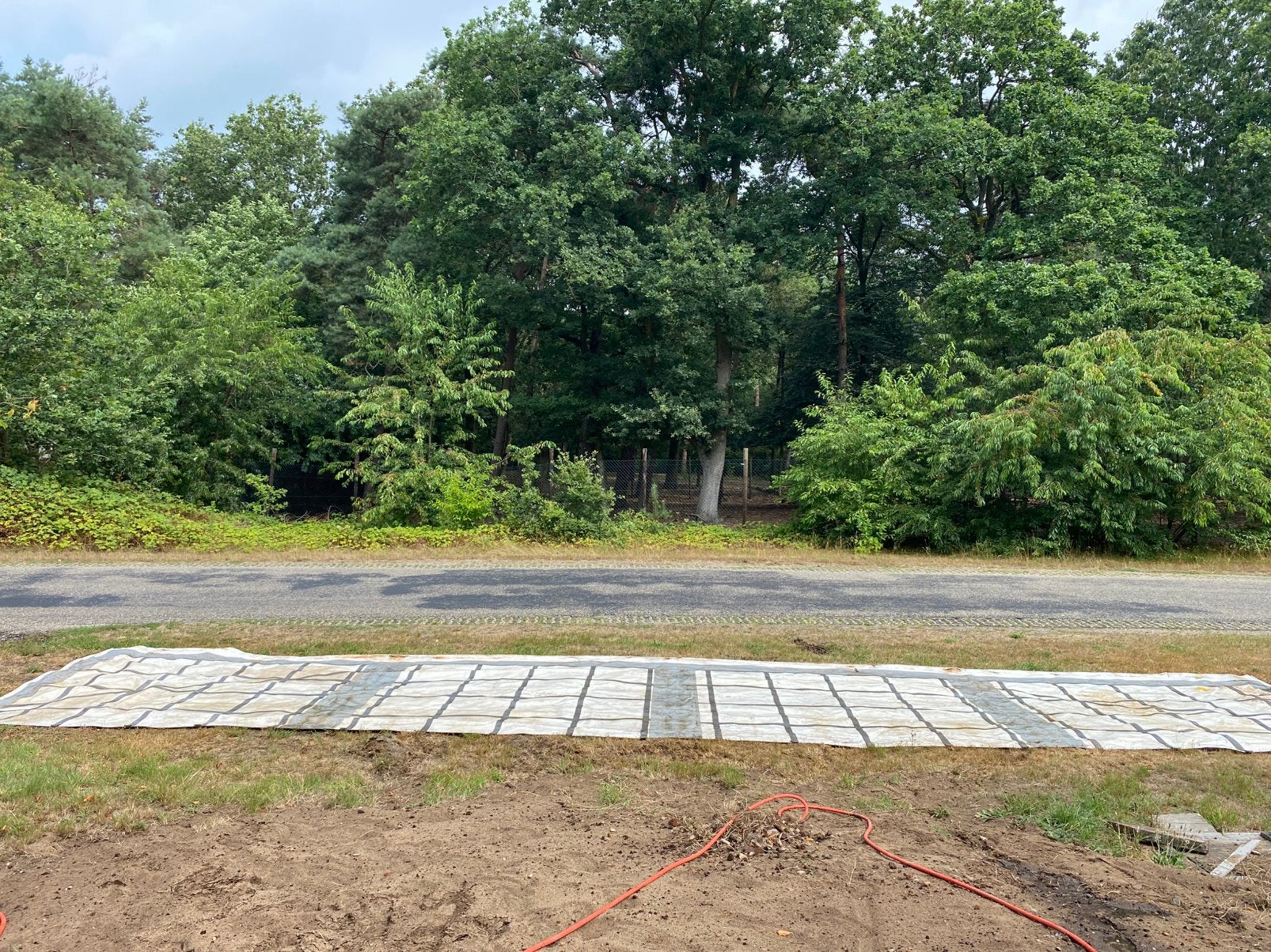 Vrachtwagenzeil/dekzeil, Ophalen, Gebruikt