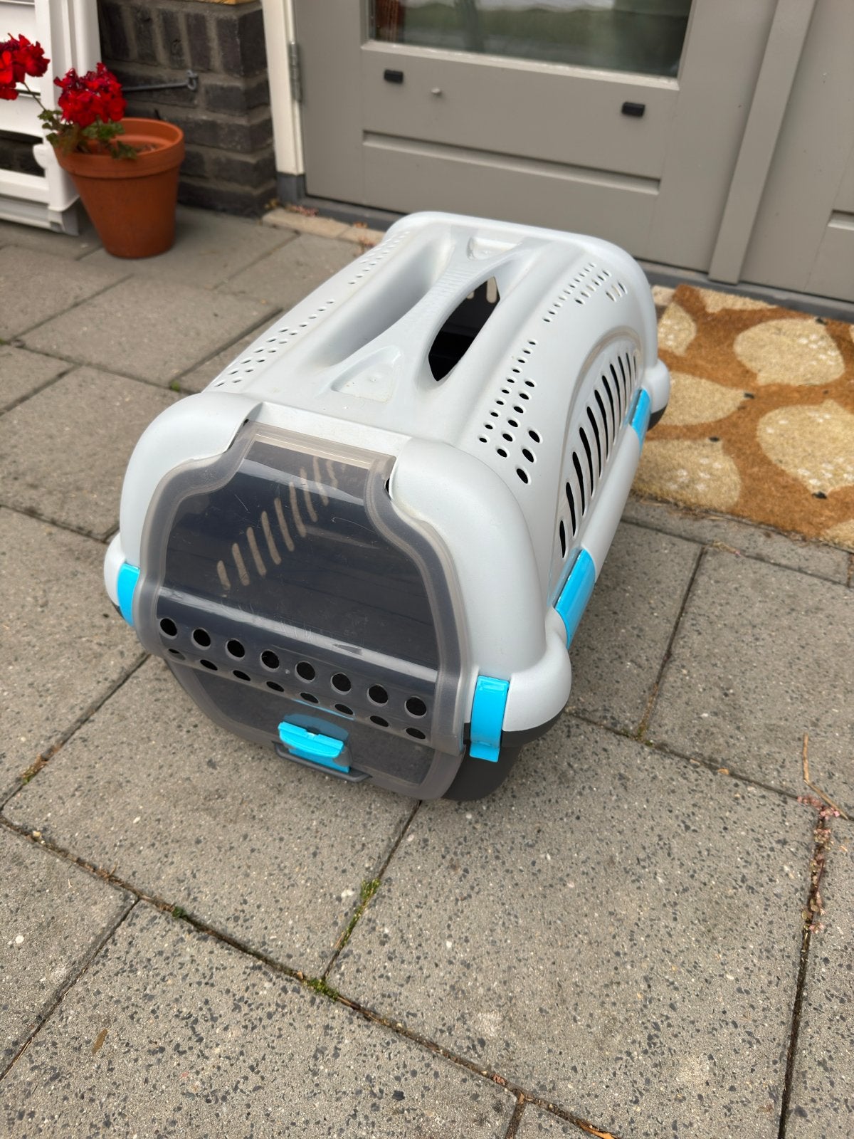 Reiskoffer kat konijn | reismand transportbox vervoersbox, Dieren en Toebehoren, Ophalen, Gebruikt