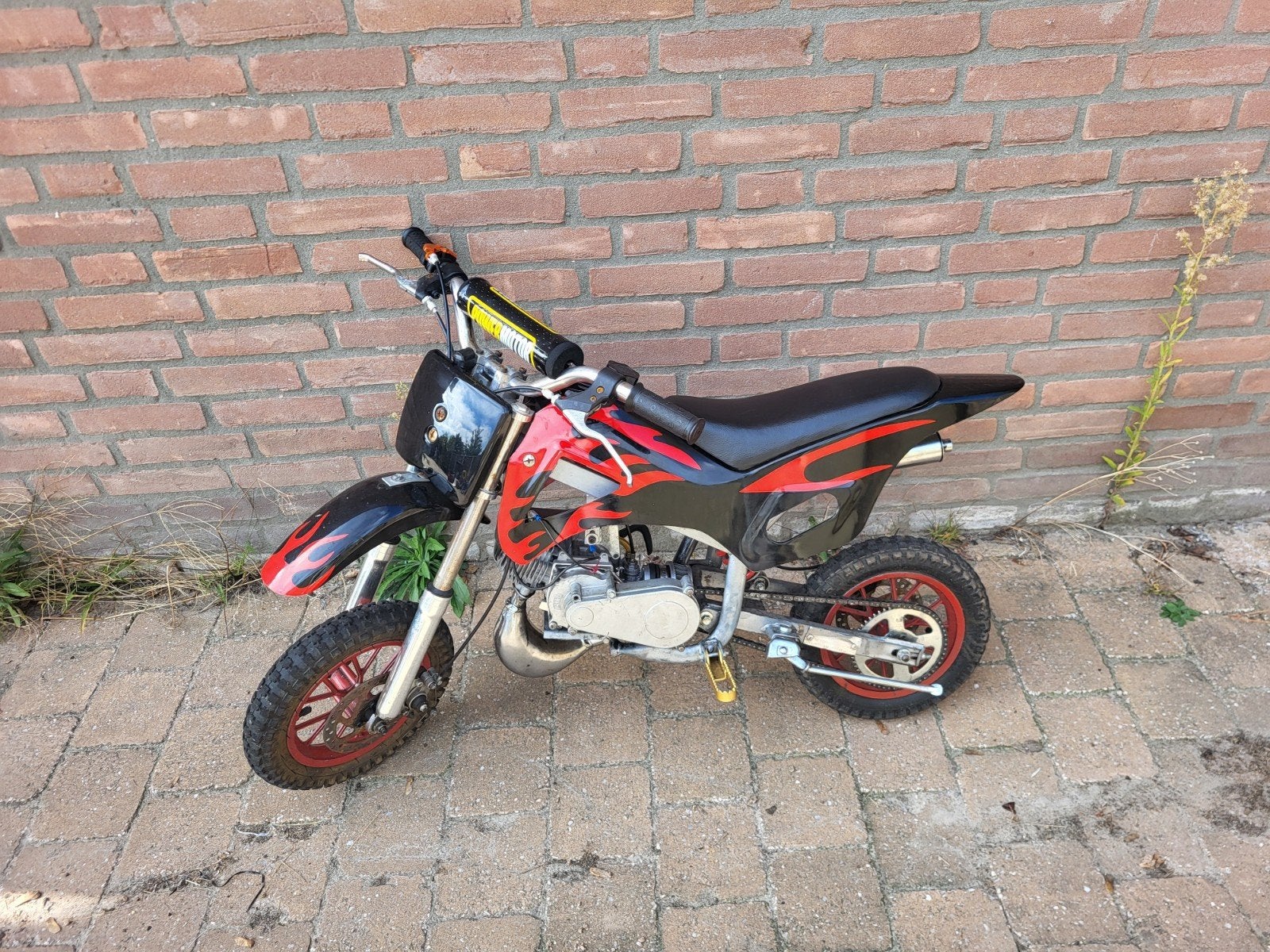 Minibike met nieuwe motor en carburateur, Ophalen, Gebruikt, Onbekend, Pitbike