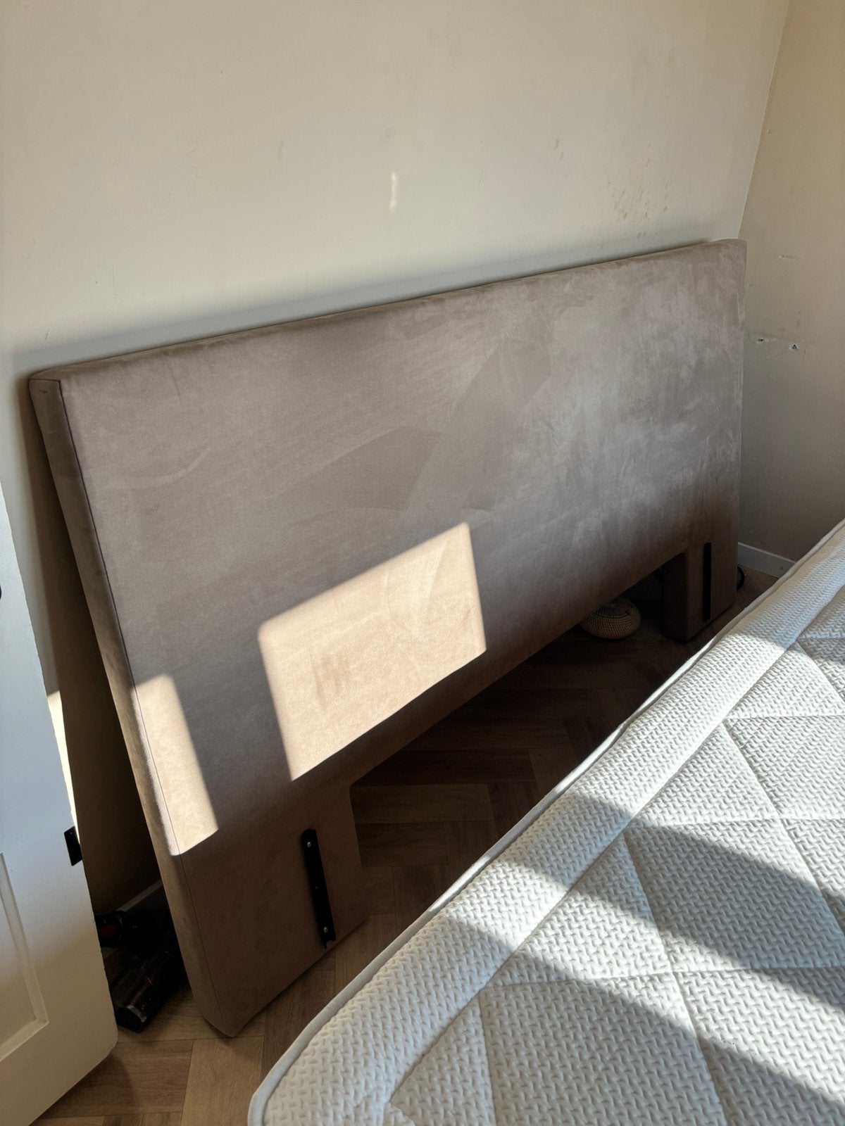 Swiss sense hoofd- en voetenbord 200 cm kleur Major Liver 10, Ophalen, Zo goed als nieuw, Tweepersoons, Overige maten