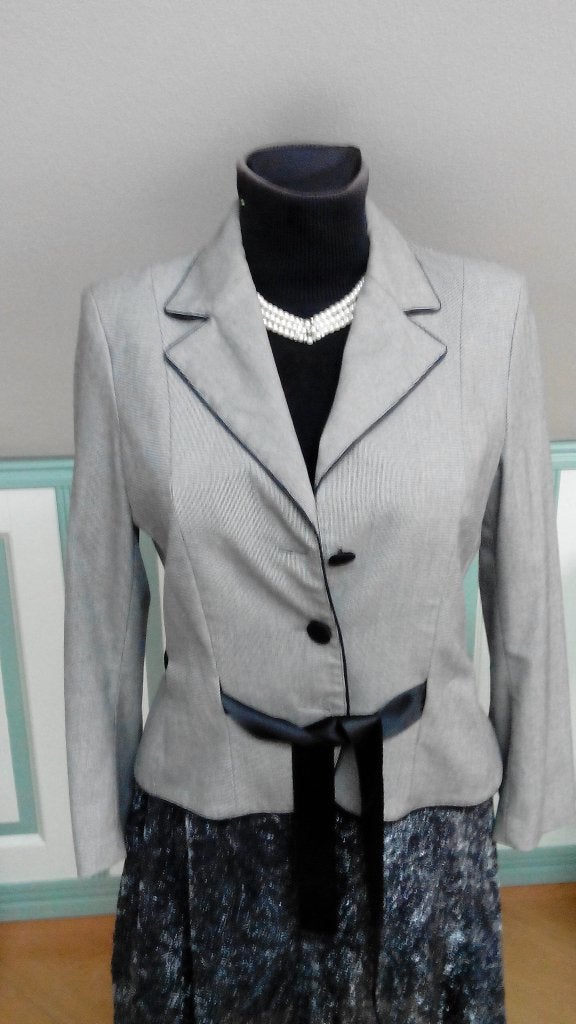 Schitterende Expresso blazer in grijs met zwart mt 40, Maat 38/40 (M), Expresso, Ophalen of Verzenden, Zo goed als nieuw
