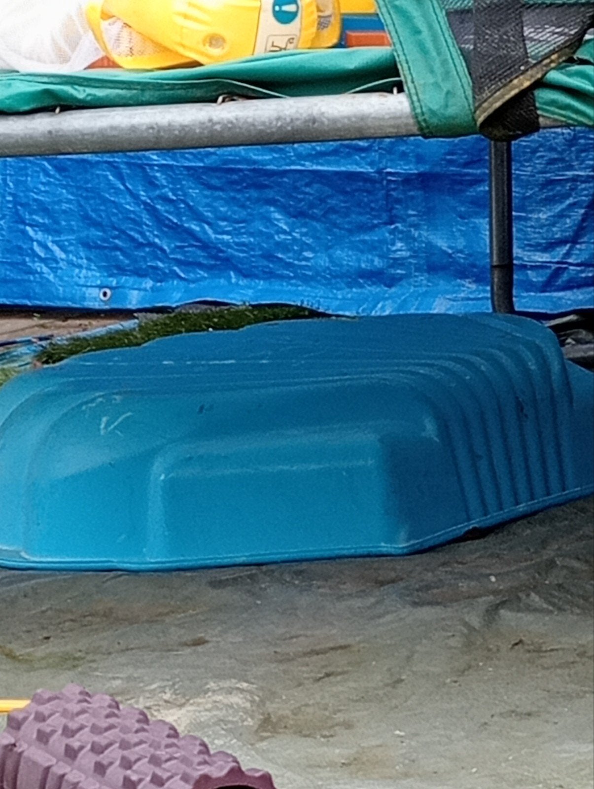 Gebruikte schelp zandbak - Blauw, Ophalen, Gebruikt