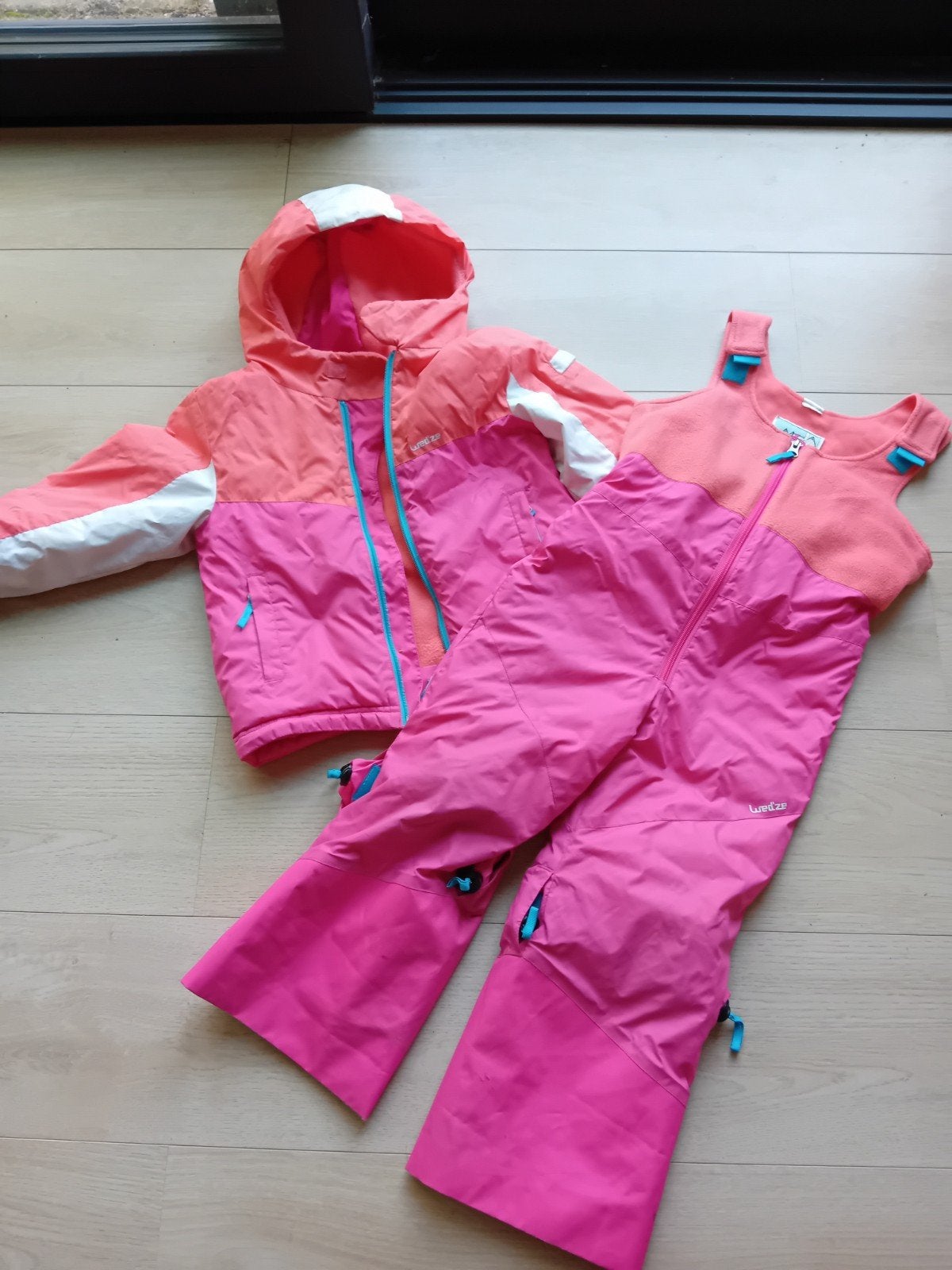 ski pak jas en broek Wedze Decathlon maat 110, Ophalen of Verzenden, Gebruikt, Maat 110
