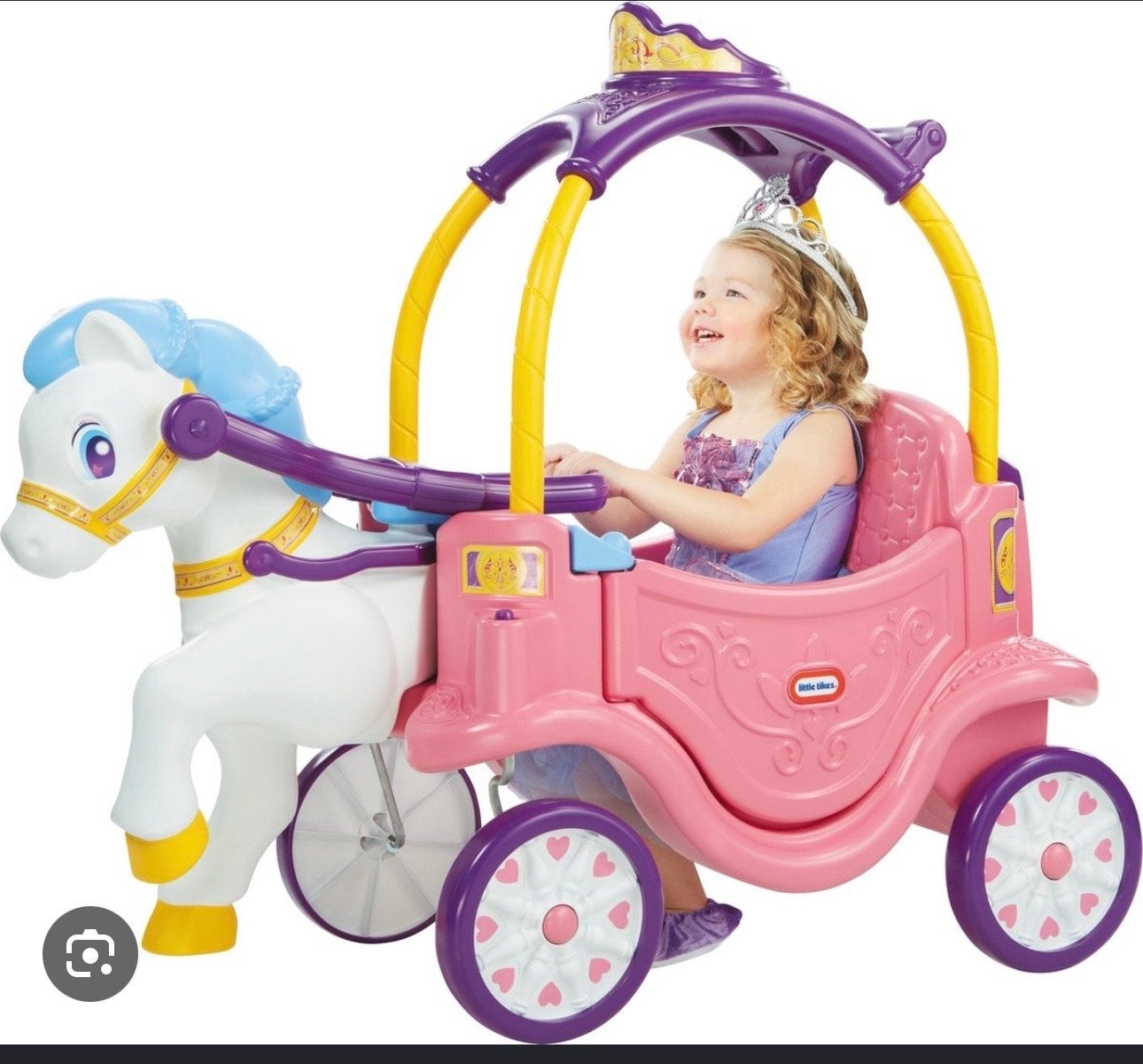 Little Tikes Princess Koets met Paard - Roze/Paars, Kinderen en Baby's, Ophalen, Gebruikt, Overige typen