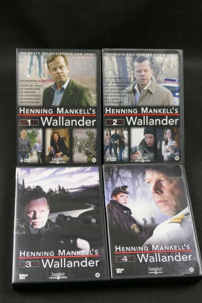 4x Wallander, Volume 1 t/m 4, Vanaf 16 jaar, Misdaad, Nederlands, Seizoen 1
