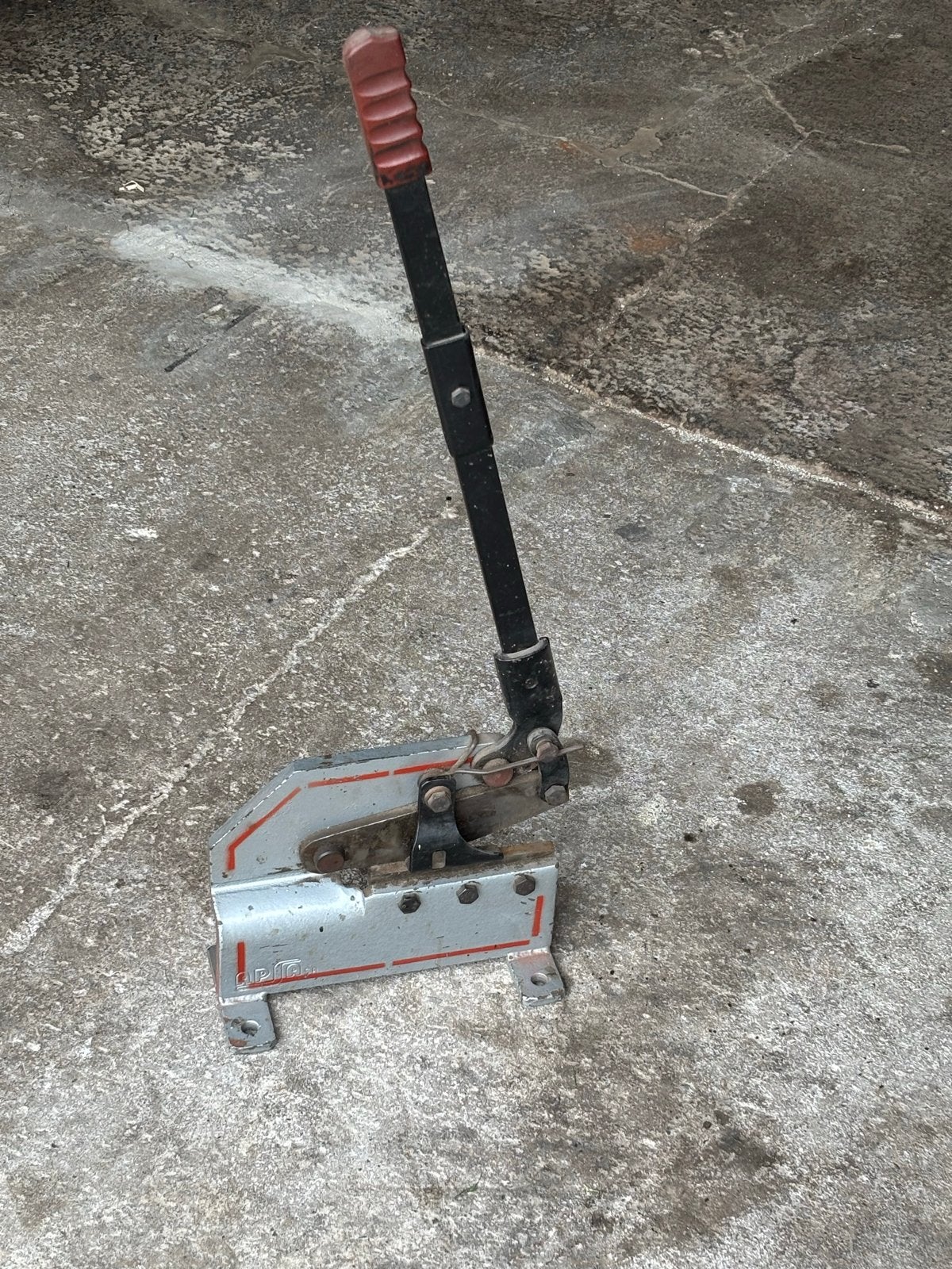 Robuuste Plaatschaar, Doe-het-zelf en Verbouw, Gereedschap | Handgereedschap, Ophalen, Gebruikt, Snijgereedschap, Overige merken