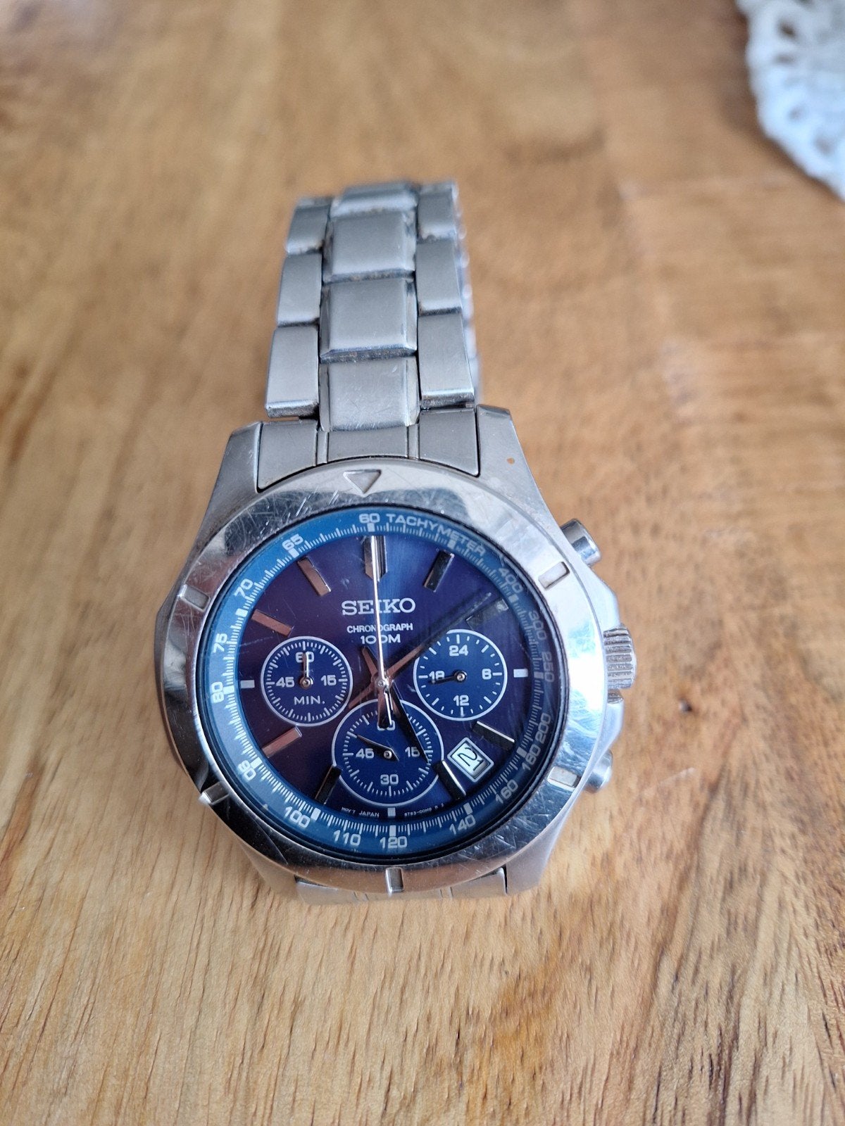 Seiko Herenhorloge i.g.st
Zie foto's, Ophalen, Gebruikt, Staal, Seiko