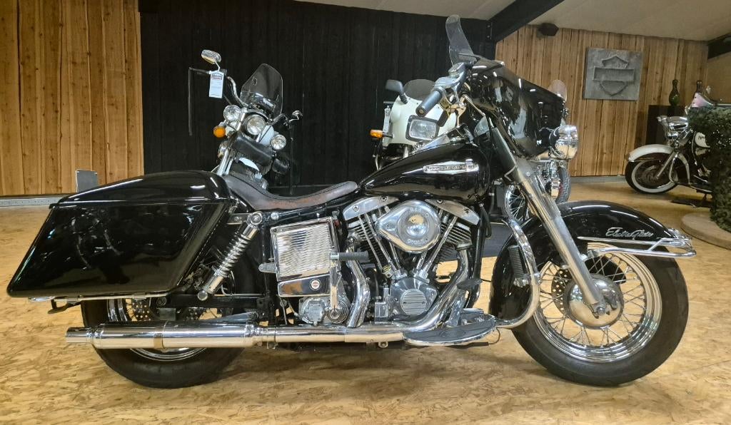 FLH Electra Glide Shovelhead "STROKER", 2 cilinders, Occasion, Chopper, Bedrijf