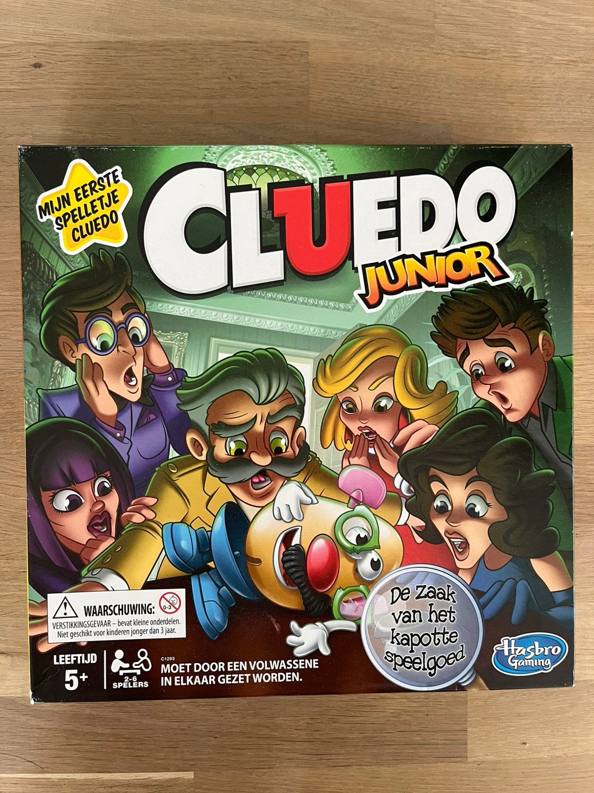 Cluedo junior bordspel, Ophalen of Verzenden, Gebruikt