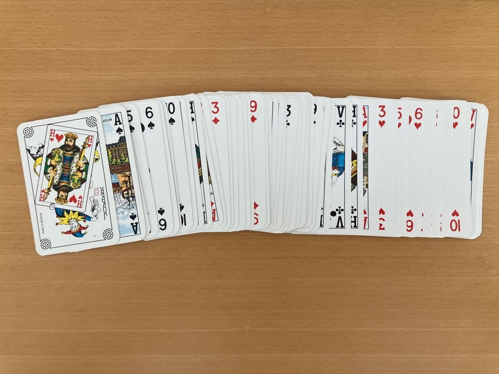 Speelkaarten, complete set met 2 Jokers , Ophalen of Verzenden, Zo goed als nieuw, Speelkaart(en)