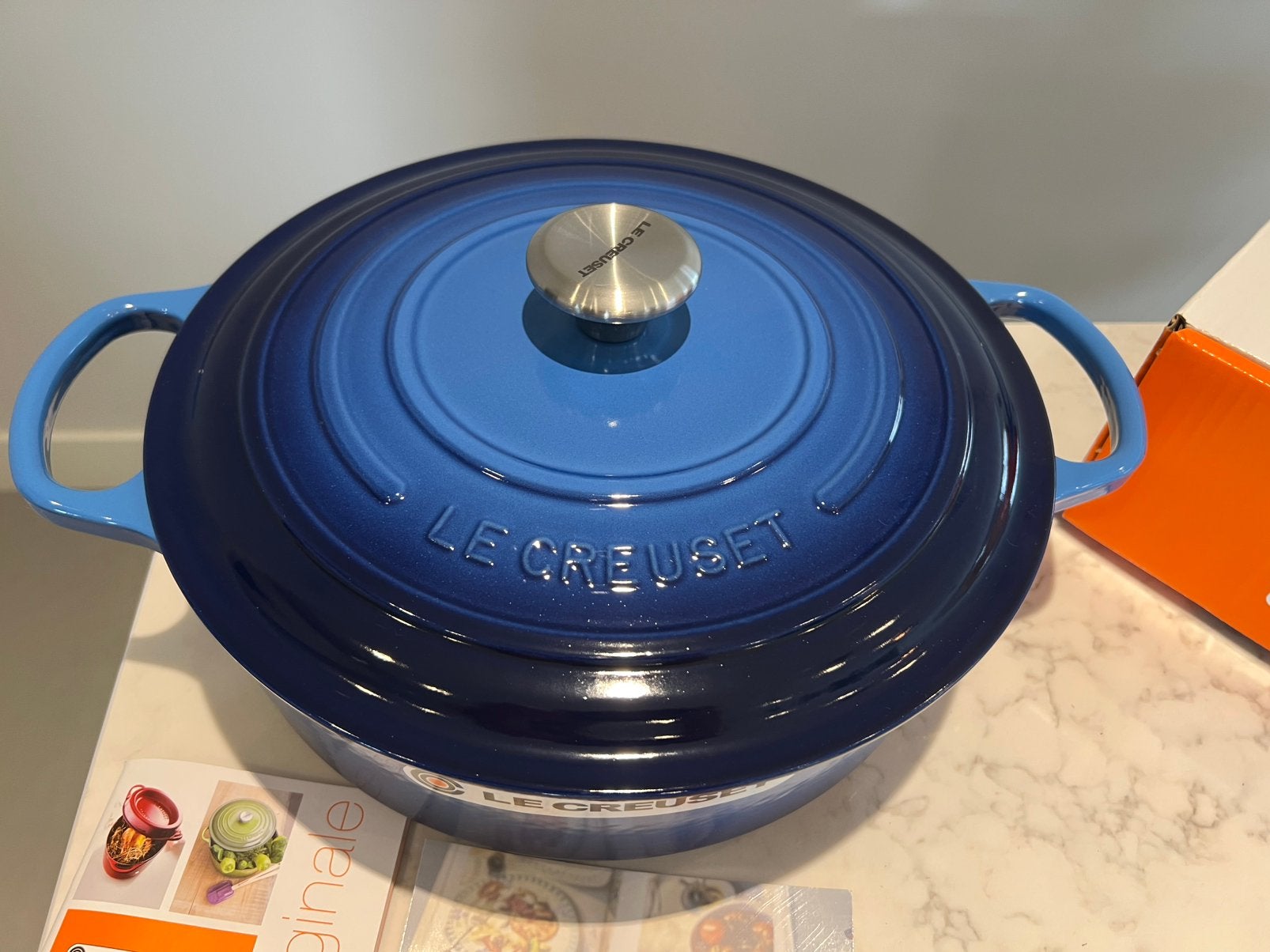 Nieuwe Le Creuset Risotto- of sauteerpan 30 cm, Geschikt voor inductie, Nieuw, Le Creuset, Ophalen of Verzenden