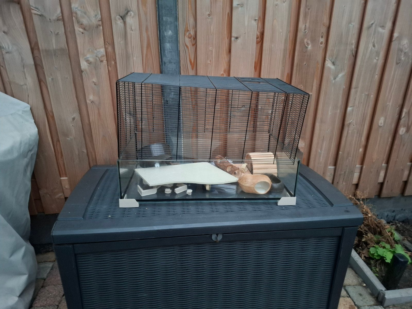 hamster ratten kooi, Kooi, Minder dan 75 cm, Zo goed als nieuw, Hamster